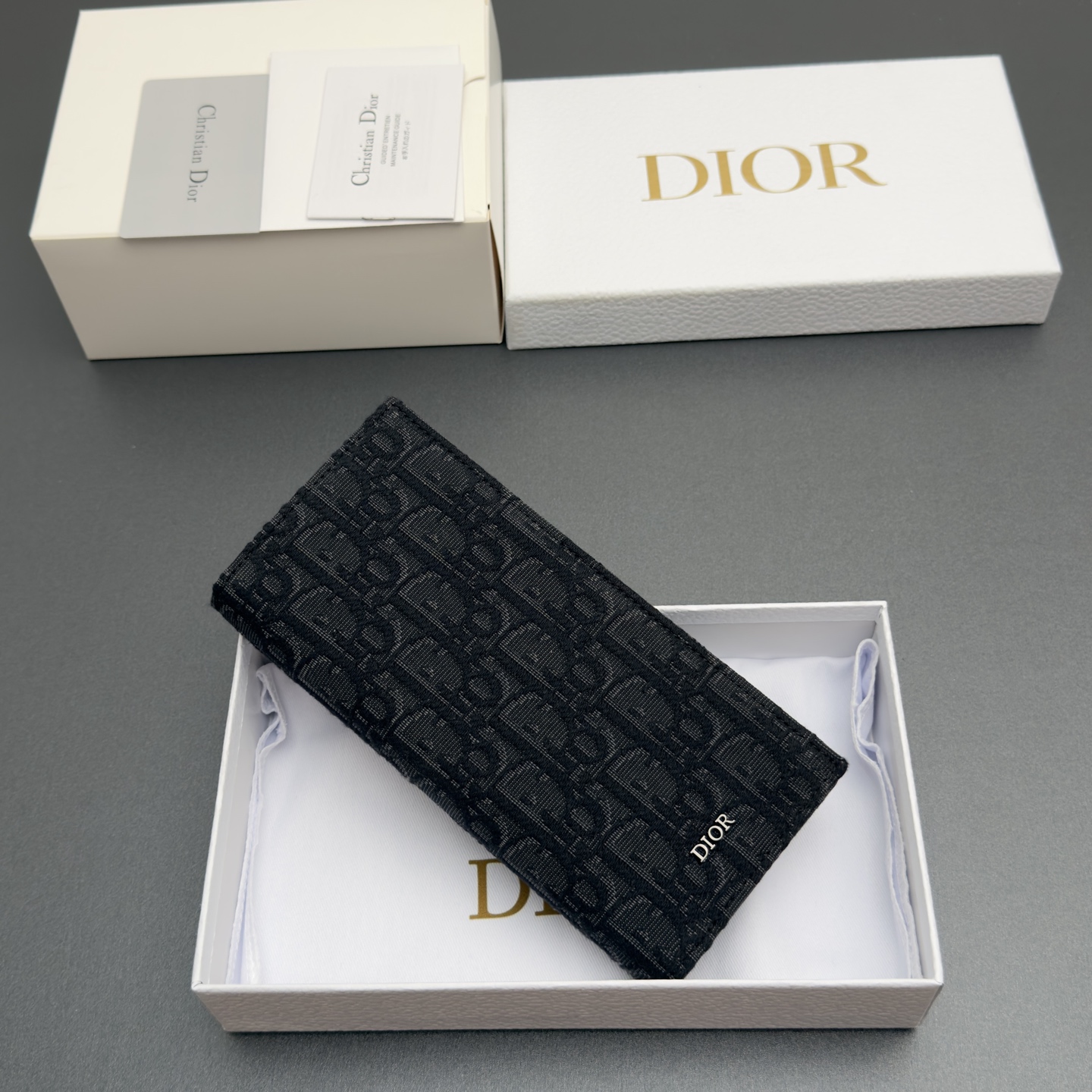 Dior 디올 맨즈 롱 바이폴드 장 지갑