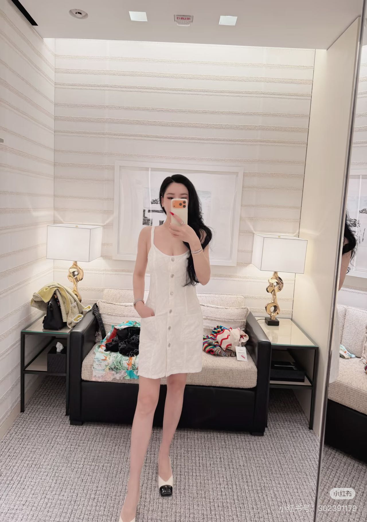[Chanel] 샤넬 26SS 다이아 퀼팅 데님 뷔스티에 원피스 의류