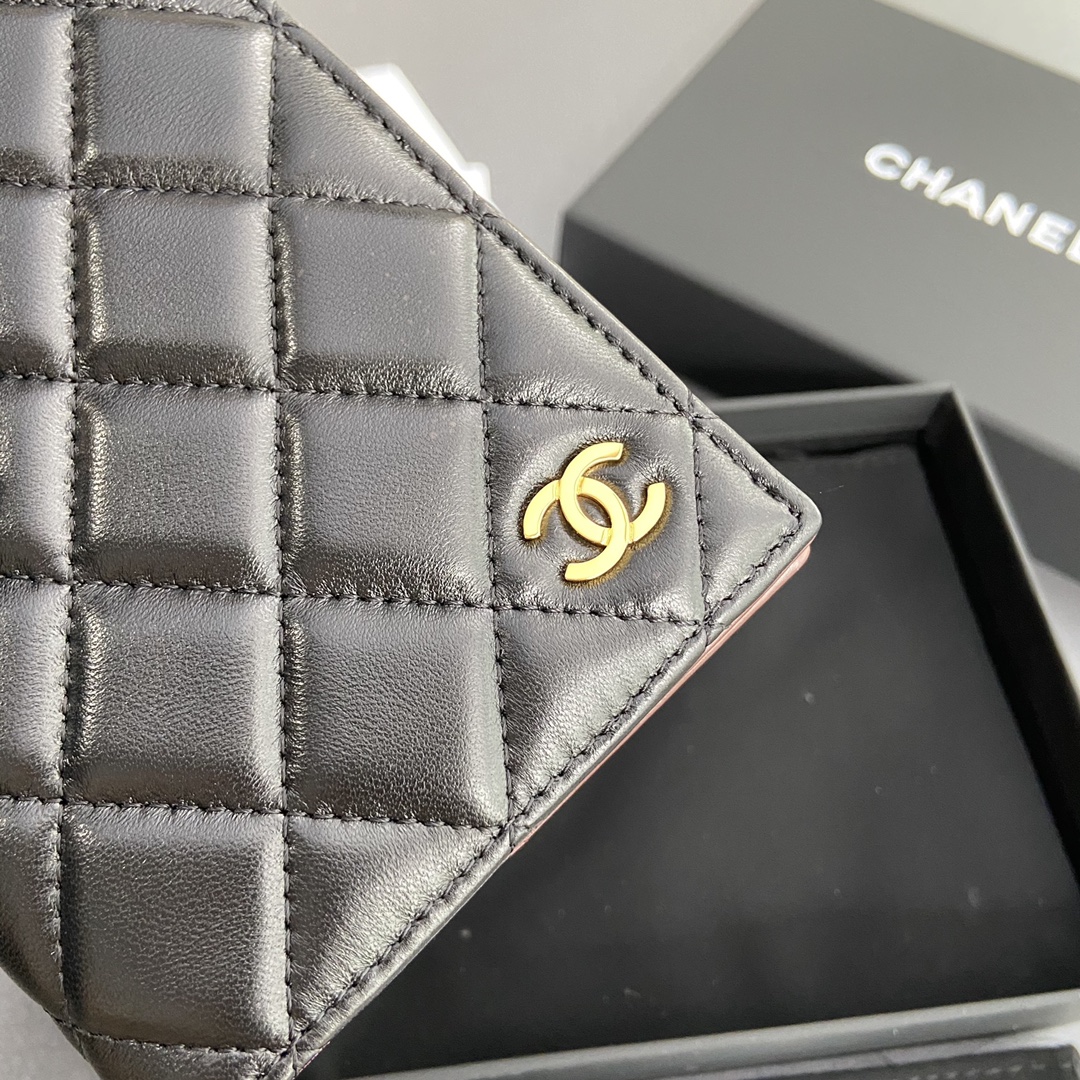 [Chanel] 샤넬 퀼팅 레더 패스포트 홀더/여권 지갑