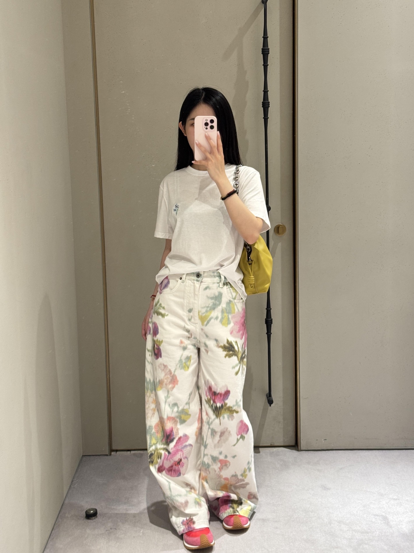LOEWE 로에베 Flamenco 플라멩코 퍼스 나파 카프스킨 파우치 숄더백 가방