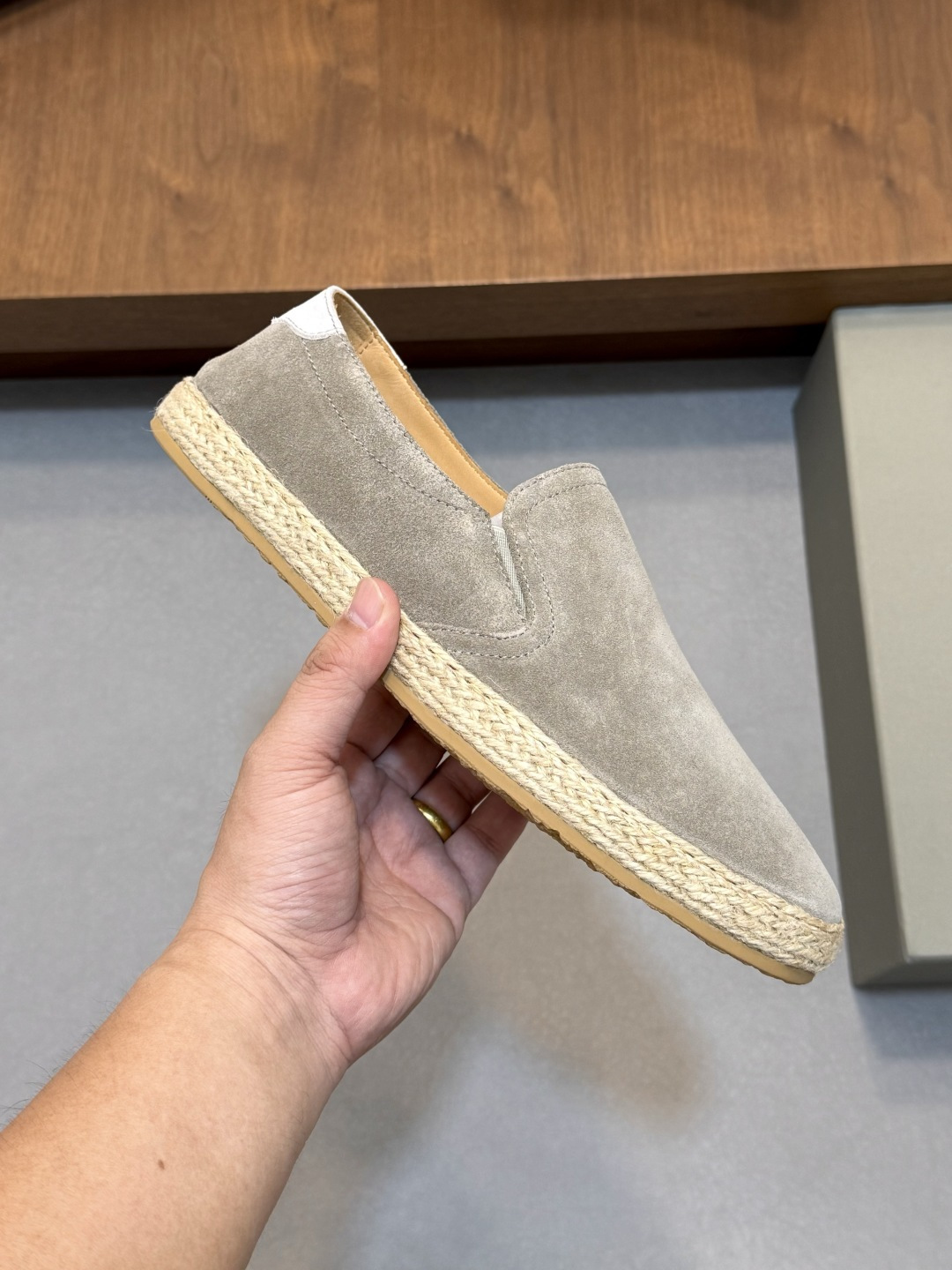 [Brunello Cucinelli] 브루넬로 쿠치넬리 맨즈 스웨이드 캐주얼 로퍼 신발