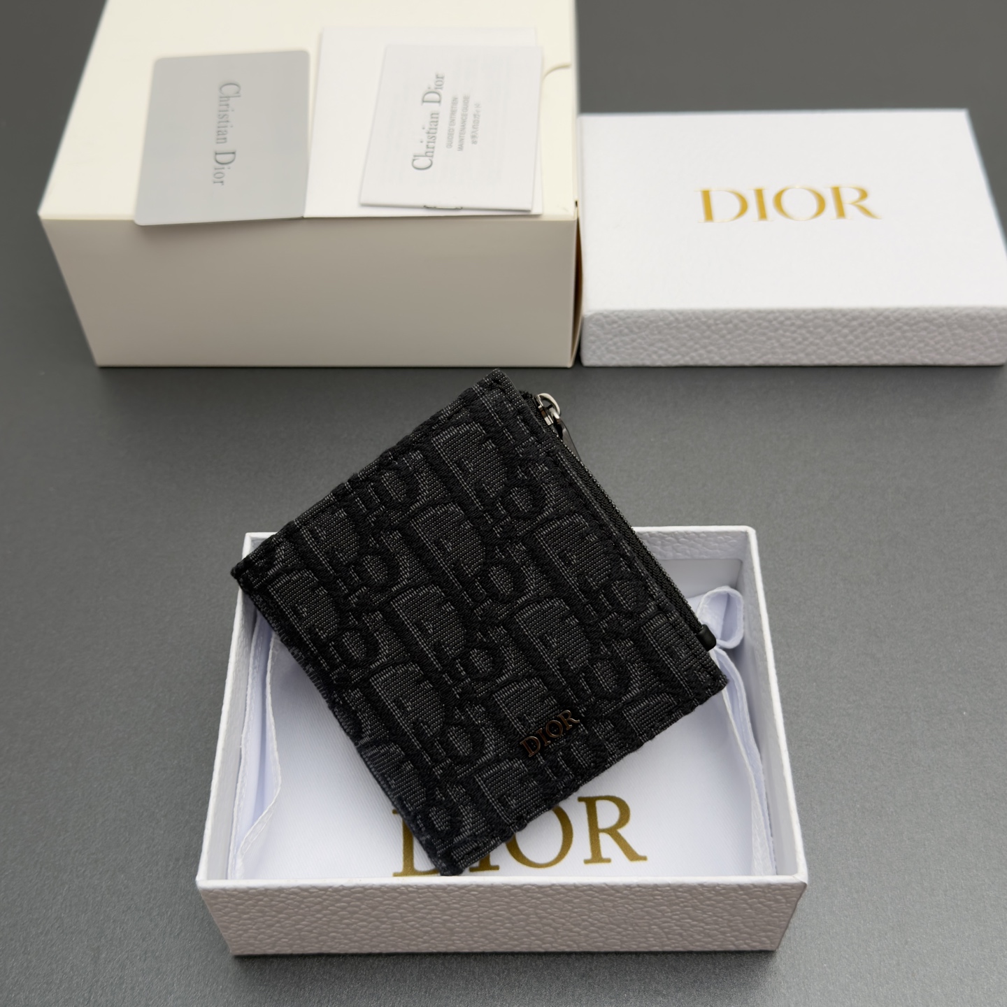 Dior 디올 맨즈 버티컬 바이폴드 지갑