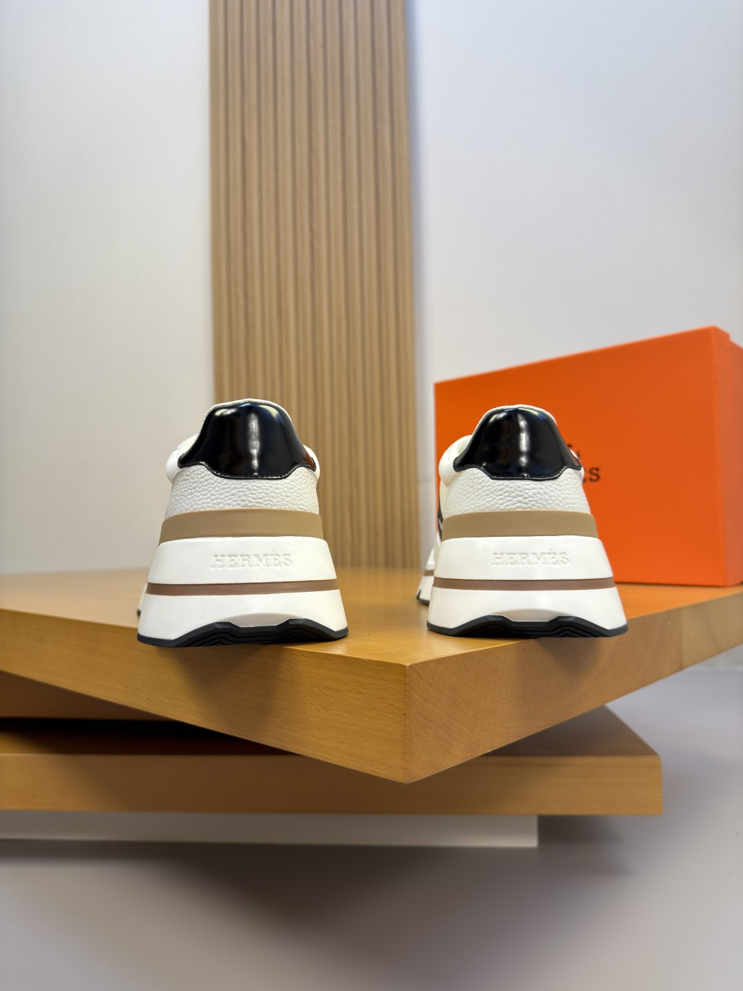 Hermes 에르메스 H 로고 캐주얼 운동화 스니커즈 신발