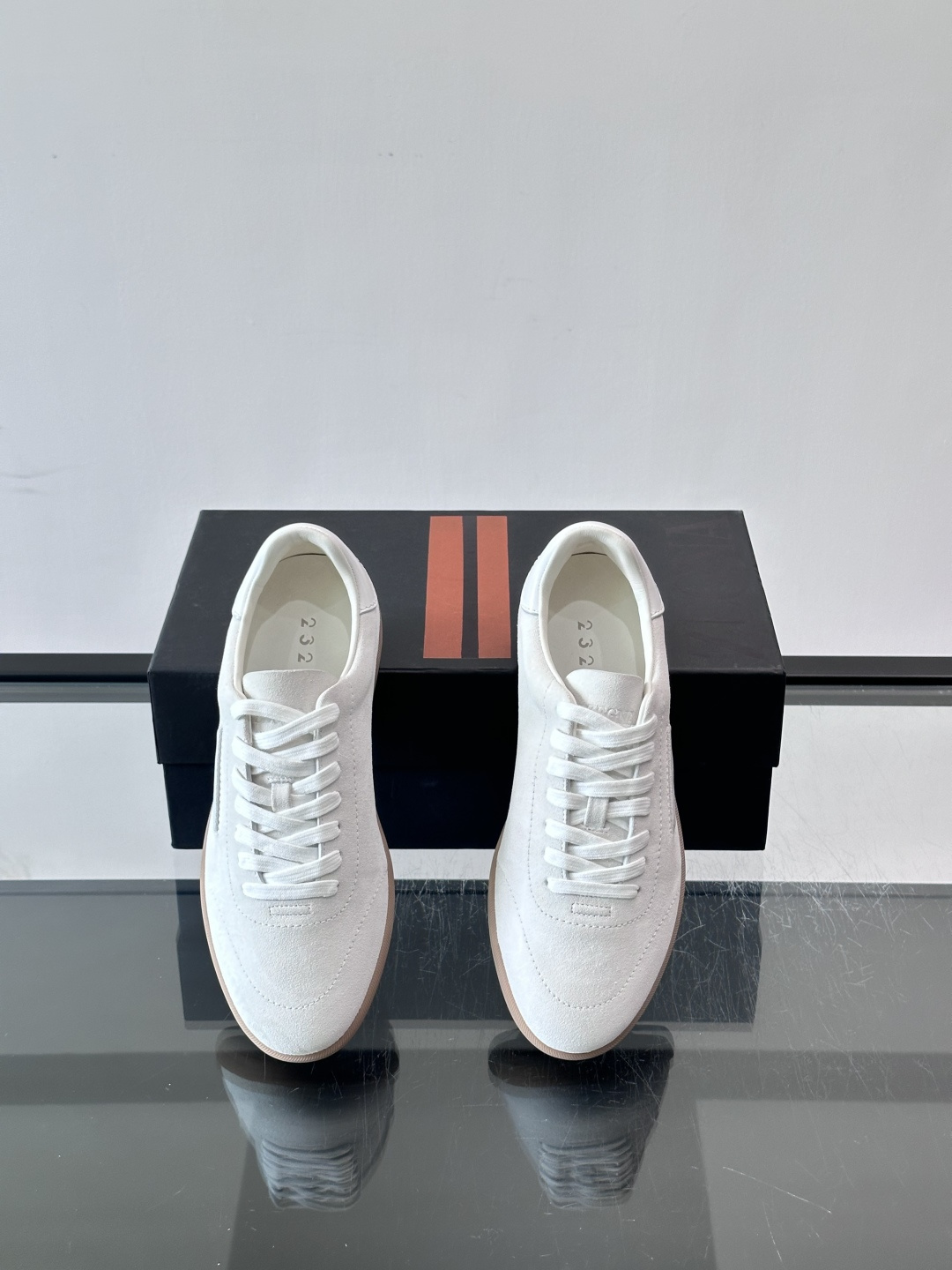 [Ermenegildo Zegna] 제냐 맨즈 올드머니 스웨이드 스니커즈 신발