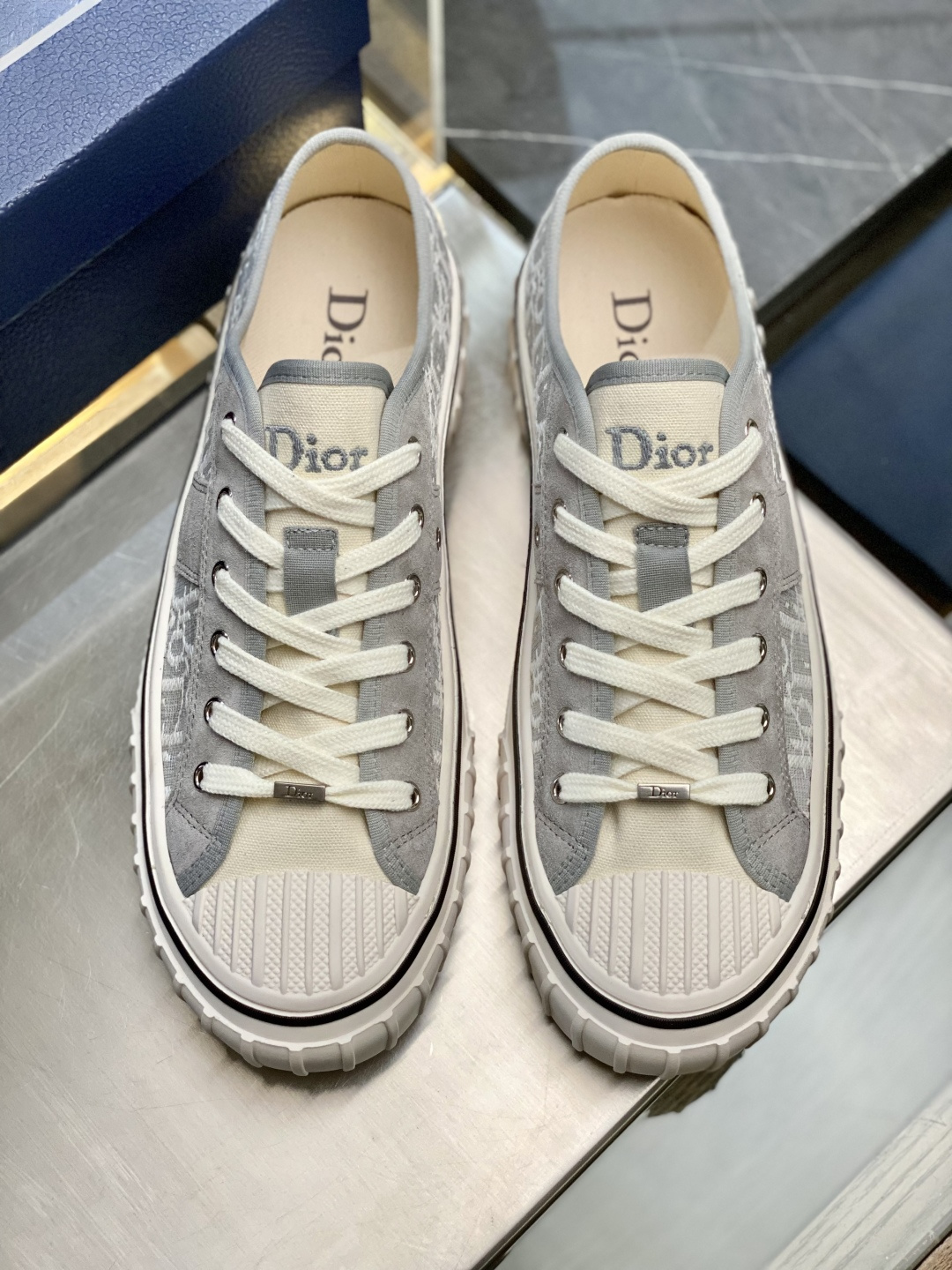 [Dior] 디올 후퍼(Hooper) 로우탑 캔버스 스니커즈 신발