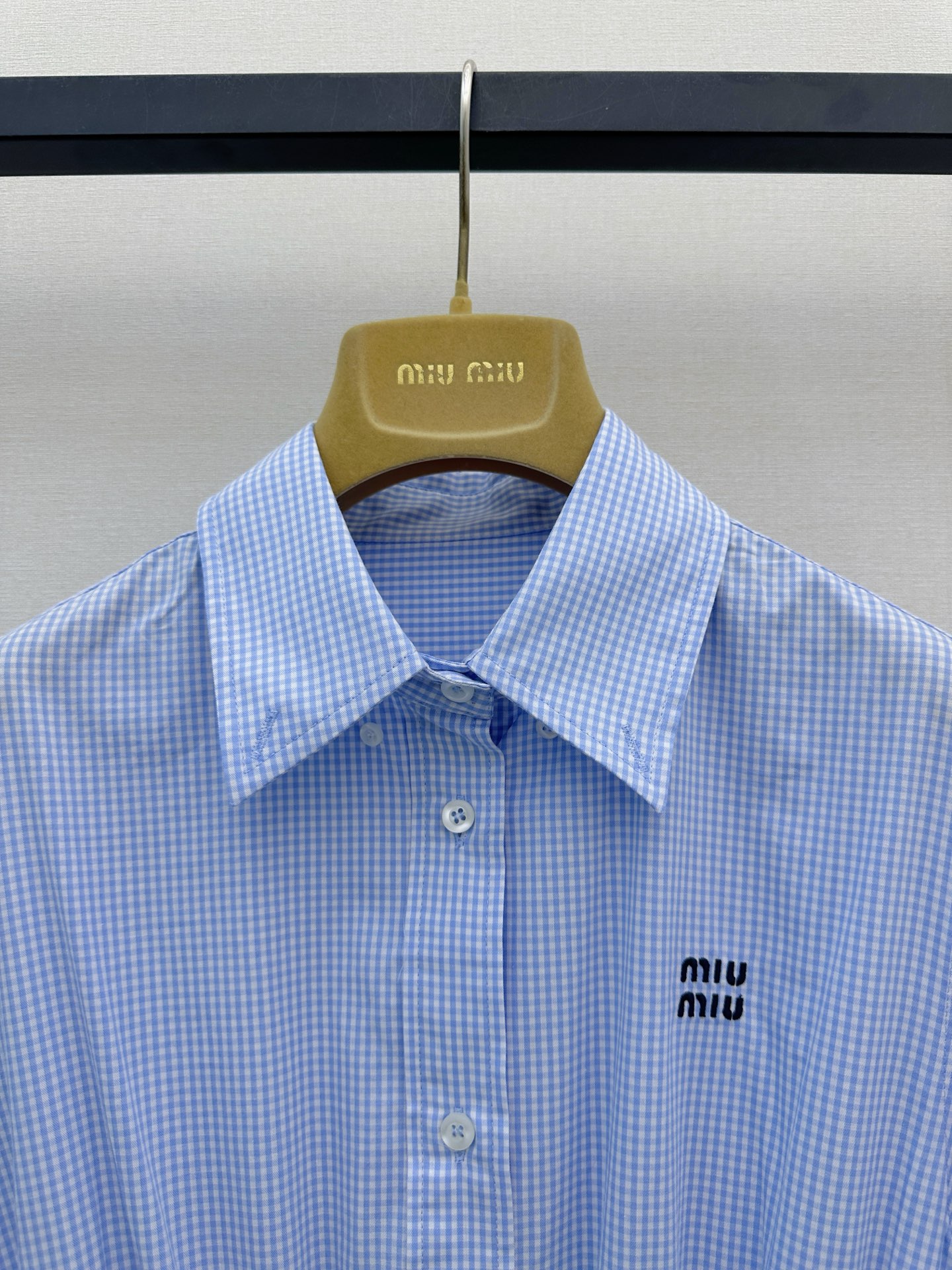 미우미우(MIU MIU) 스트라이프 셔츠 드레스 원피스 의류