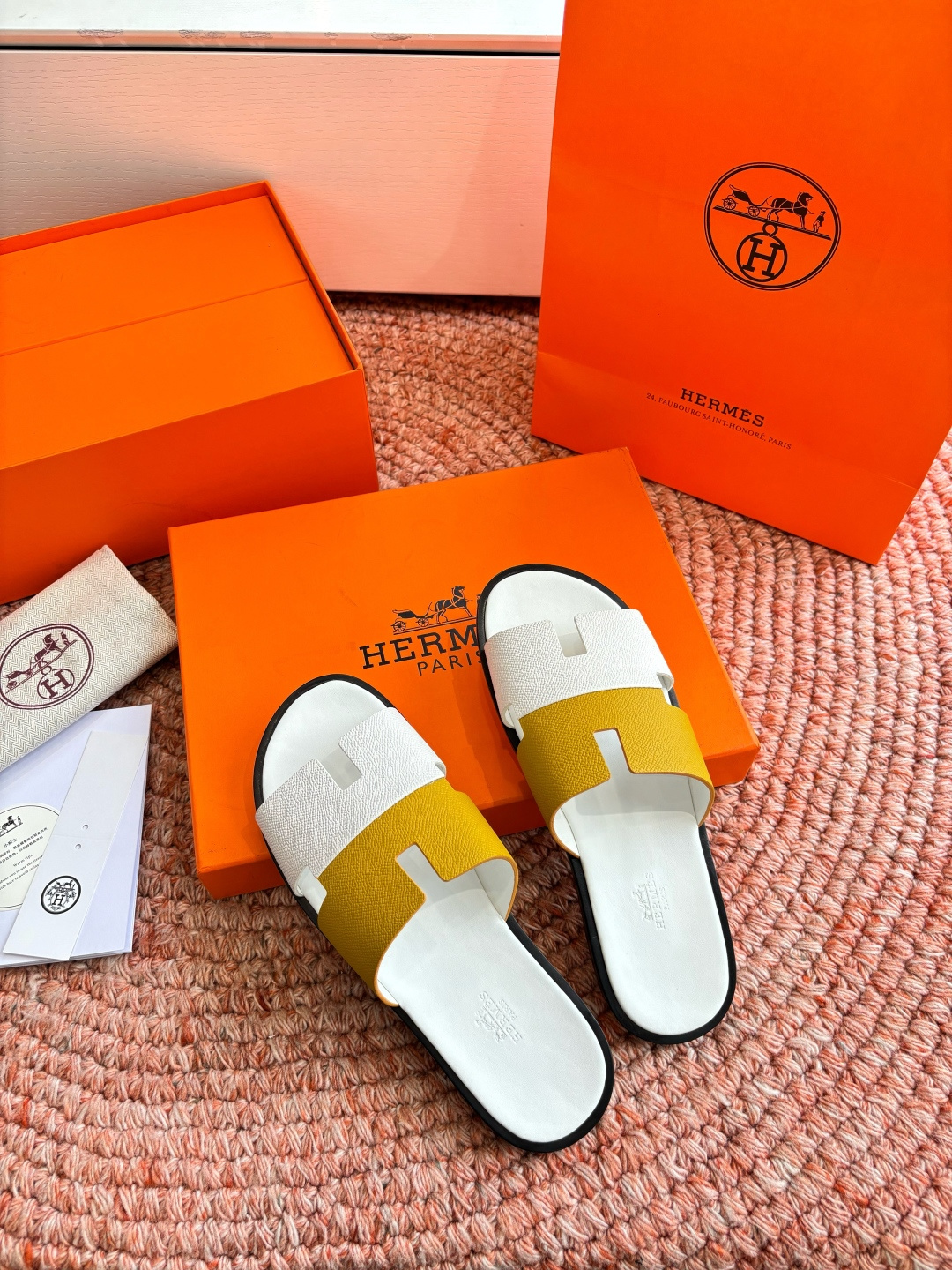 에르메스(HERMES) H 스트랩 슬리퍼 샌들 신발