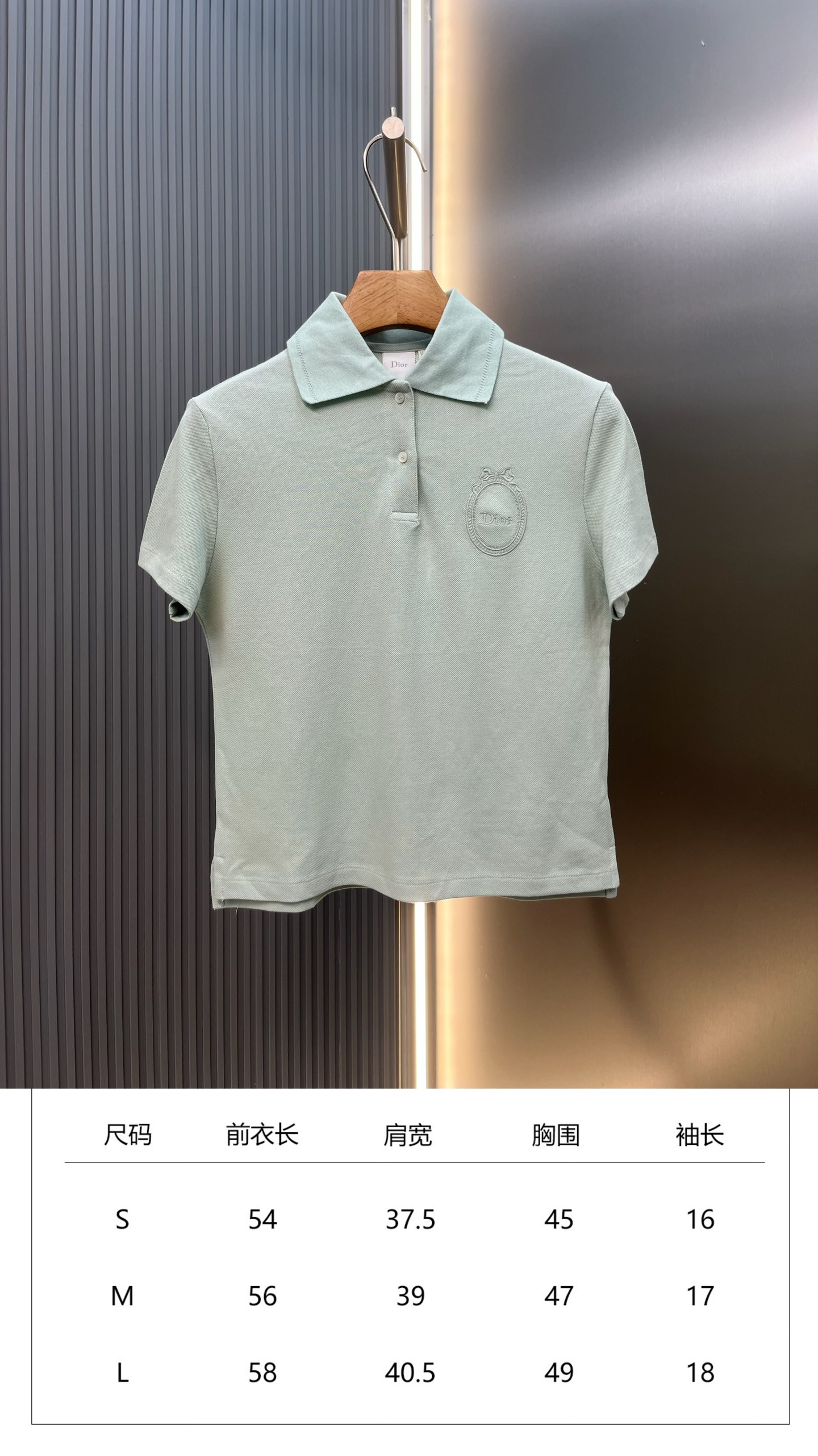 디올(DIOR) 메다이옹 자수 폴로 셔츠 상의 의류