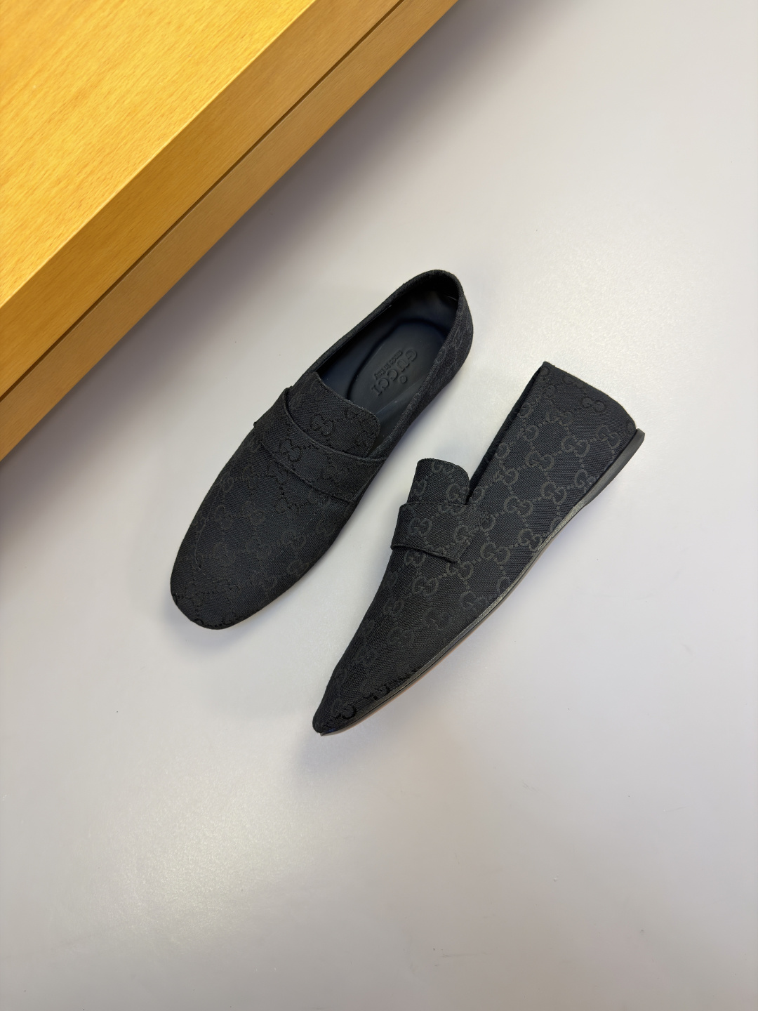 GUCCI 구찌 브랜드 패턴 빈티지 로퍼 구두 신발