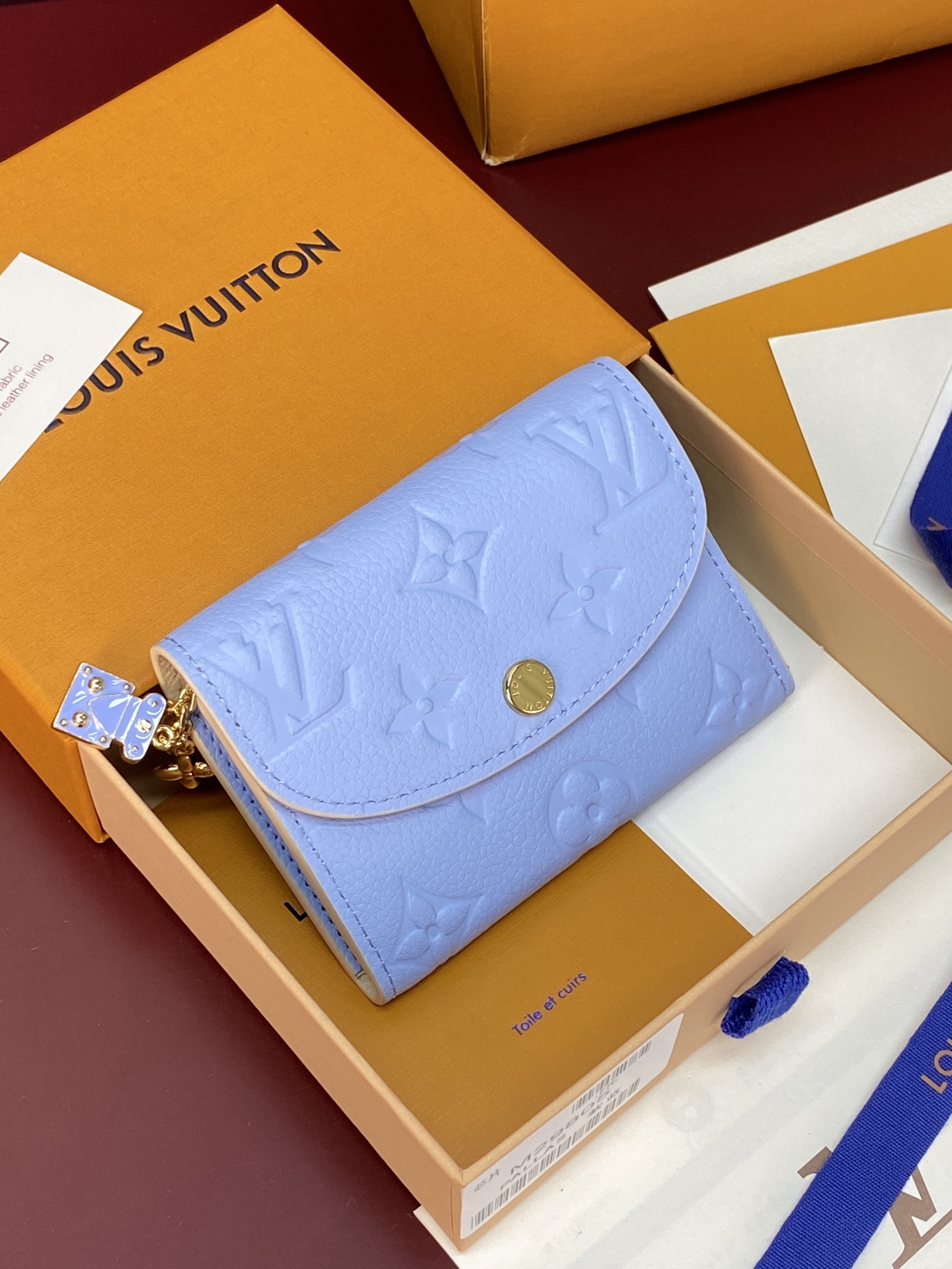[Louis Vuitton] LV 루이비통 엠프레인 하이 섬머 Rosalie 로잘리 코인 지갑 M29805