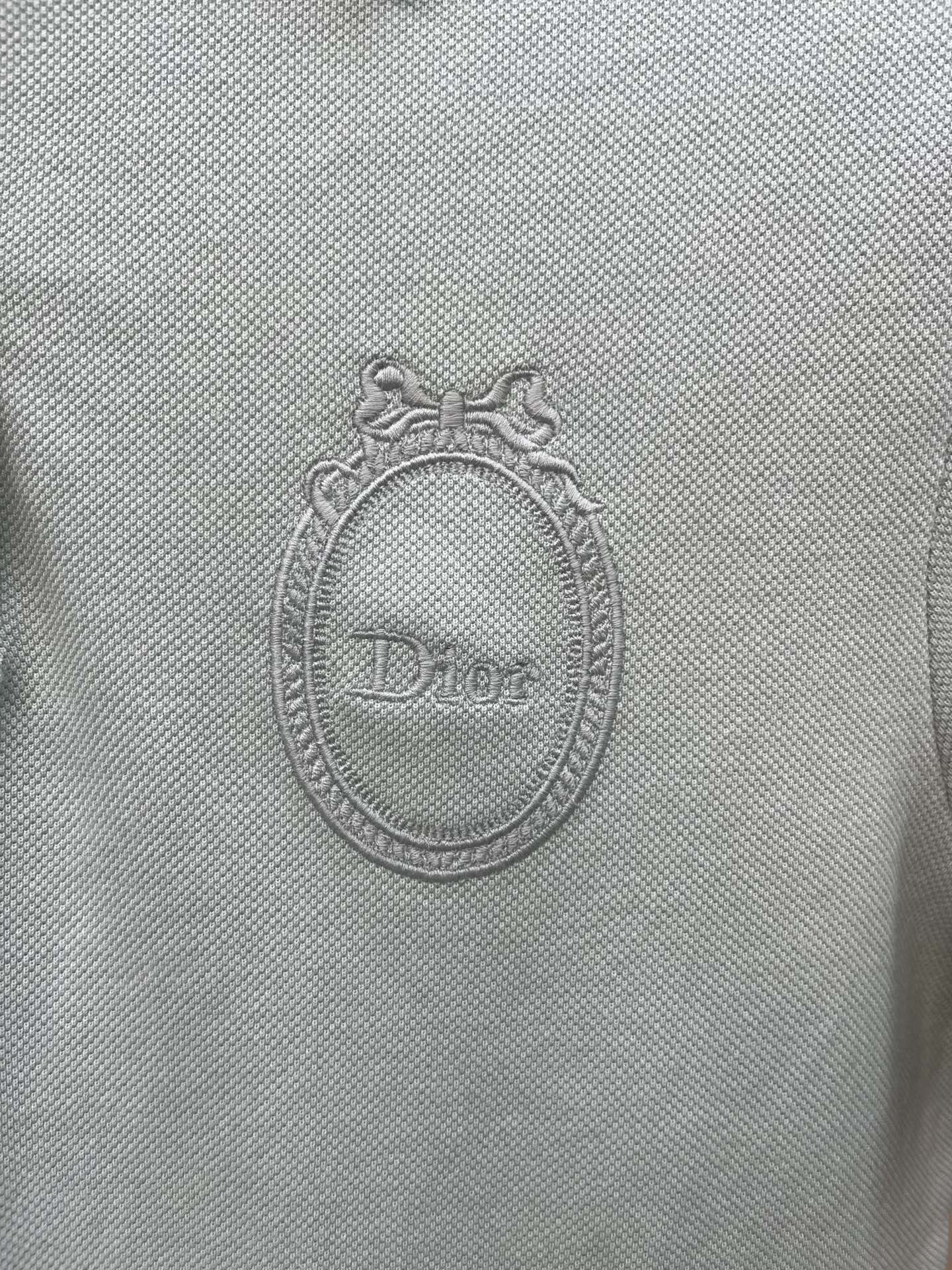 디올(DIOR) 메다이옹 자수 폴로 셔츠 상의 의류