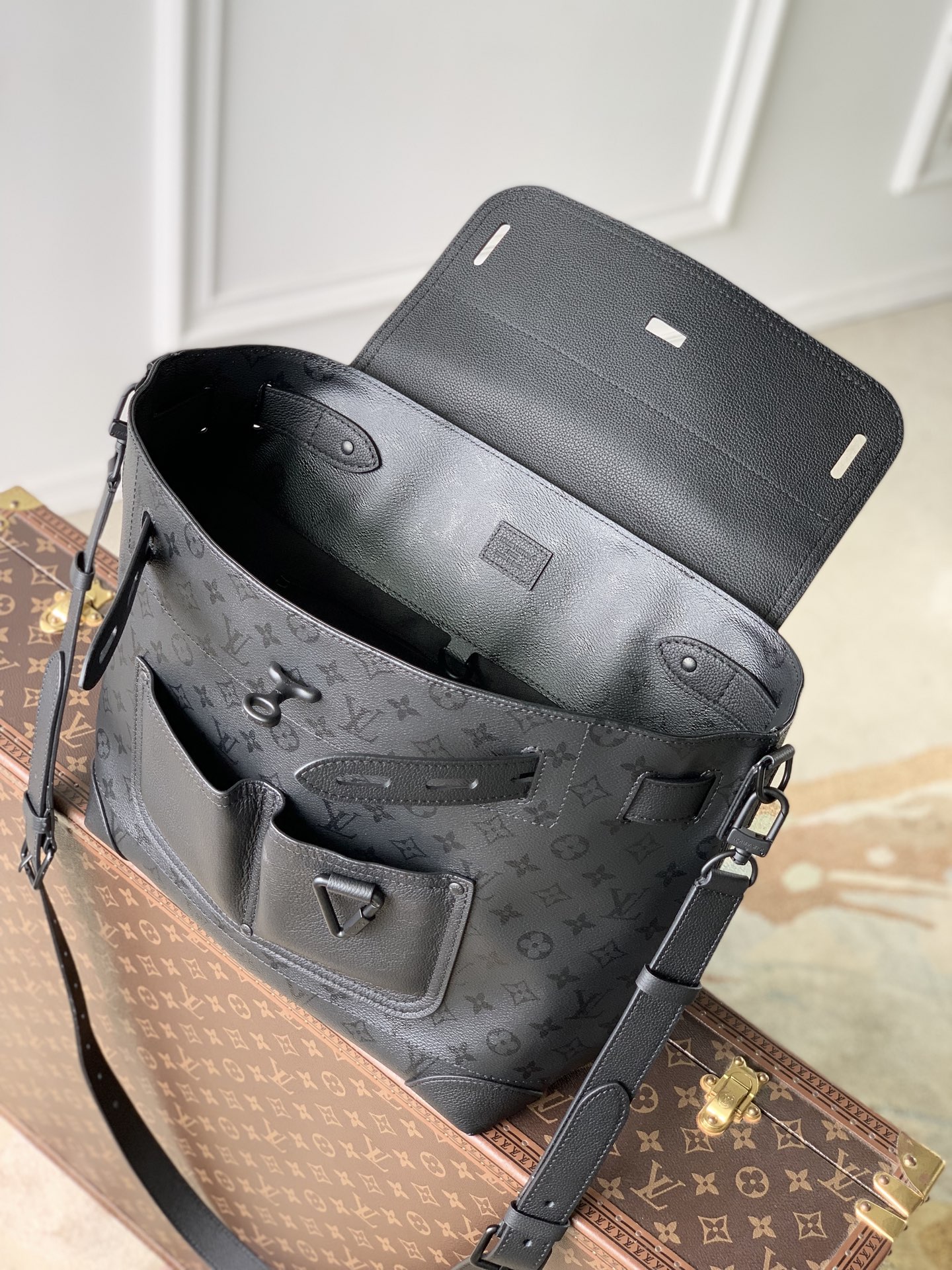 LOUIS VUITTON LV 루이비통 스티머 30 백 (모노그램 미드나이트 캔버스) 가방