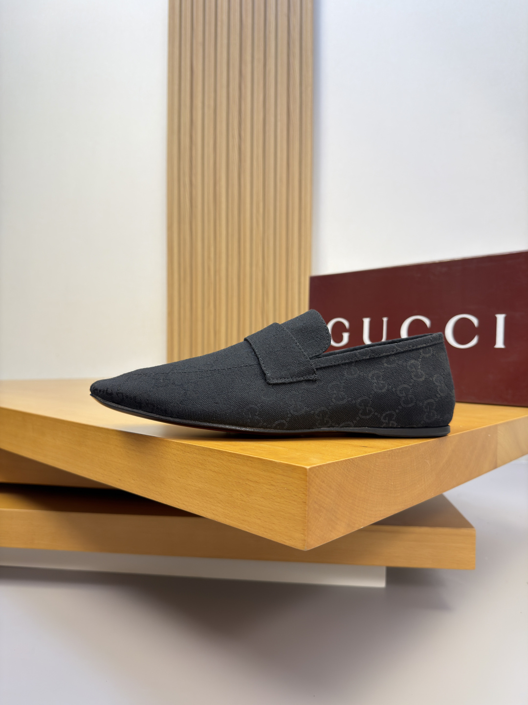 GUCCI 구찌 브랜드 패턴 빈티지 로퍼 구두 신발