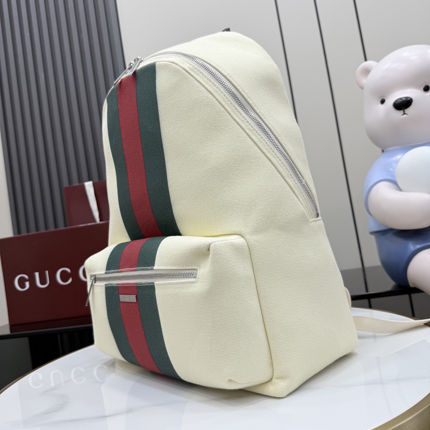 GUCCI 구찌 Generation 제너레이션 GG 웹 캔버스 백팩 가방