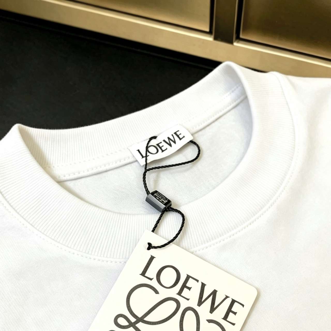 로에베(LOEWE) 러브 체리 하트 프린트 반팔 티셔츠 상의 의류