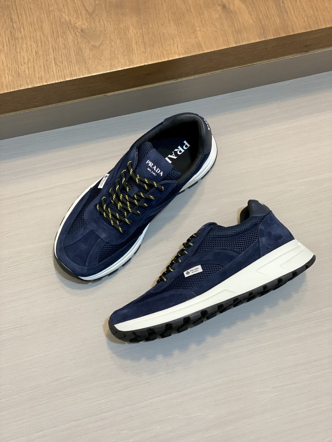 [Prada] 프라다 Montecarlo Re-Edition 몬테카를로 리에디션 레더 스니커즈 신발