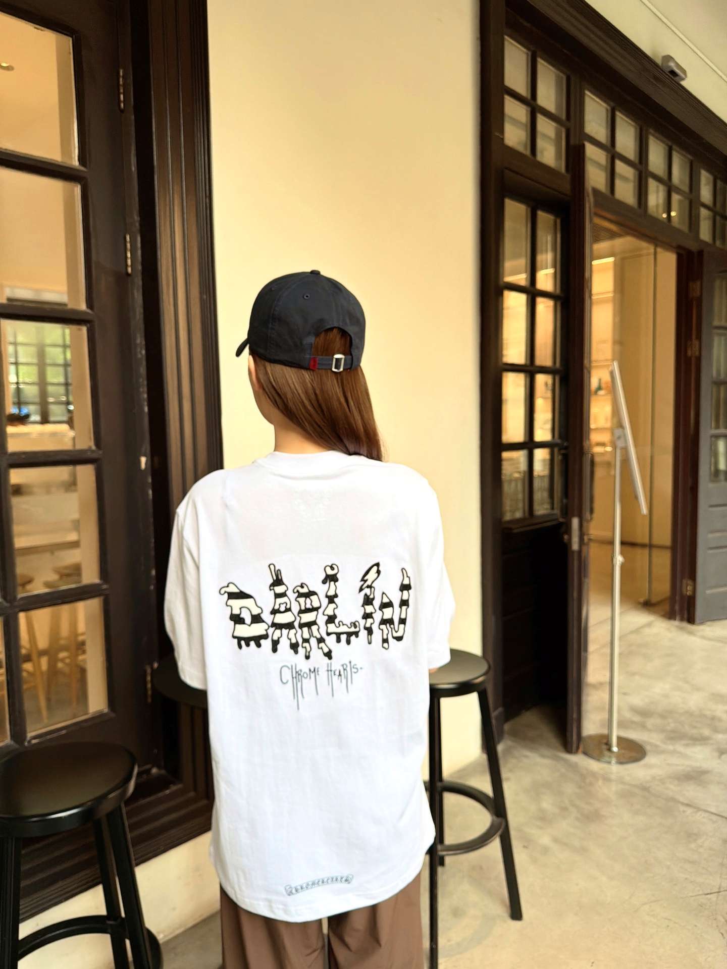 크롬하츠(CHROME HEARTS) 로고 반팔 티셔츠 상의 의류