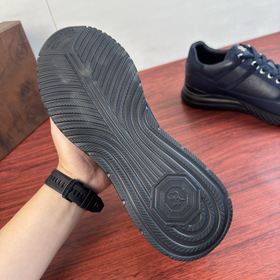 [Stefano Ricci] 스테파노 리치 슈링크 & 카프스킨 콤비 스니커즈 신발