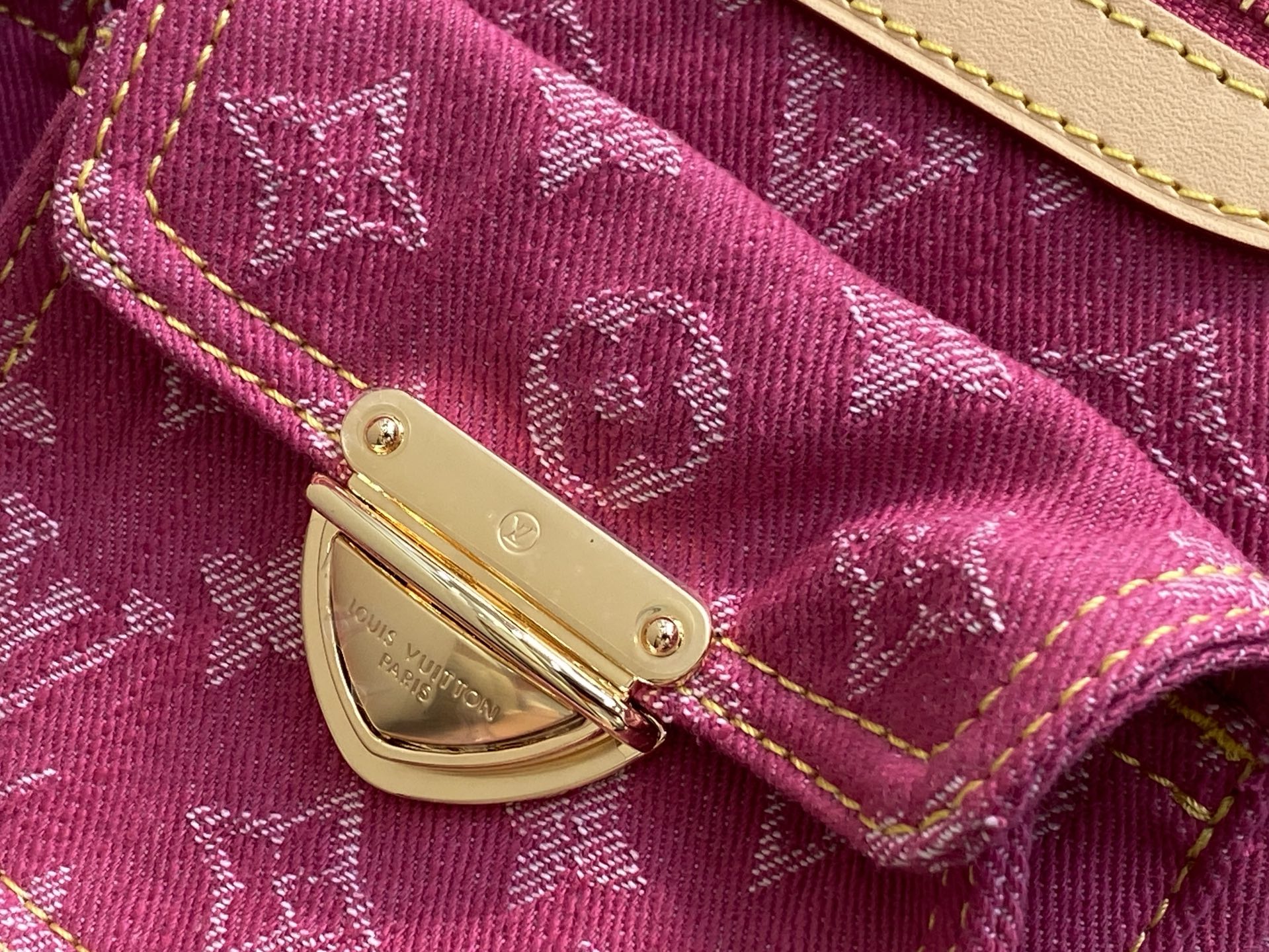 [Louis Vuitton] LV 루이비통 BAGGY 데님 랑데뷰 배기 백 핸드백 가방