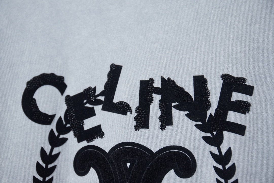 셀린느(CELINE) 빈티지 로고 프린팅 반팔 티셔츠 상의 의류
