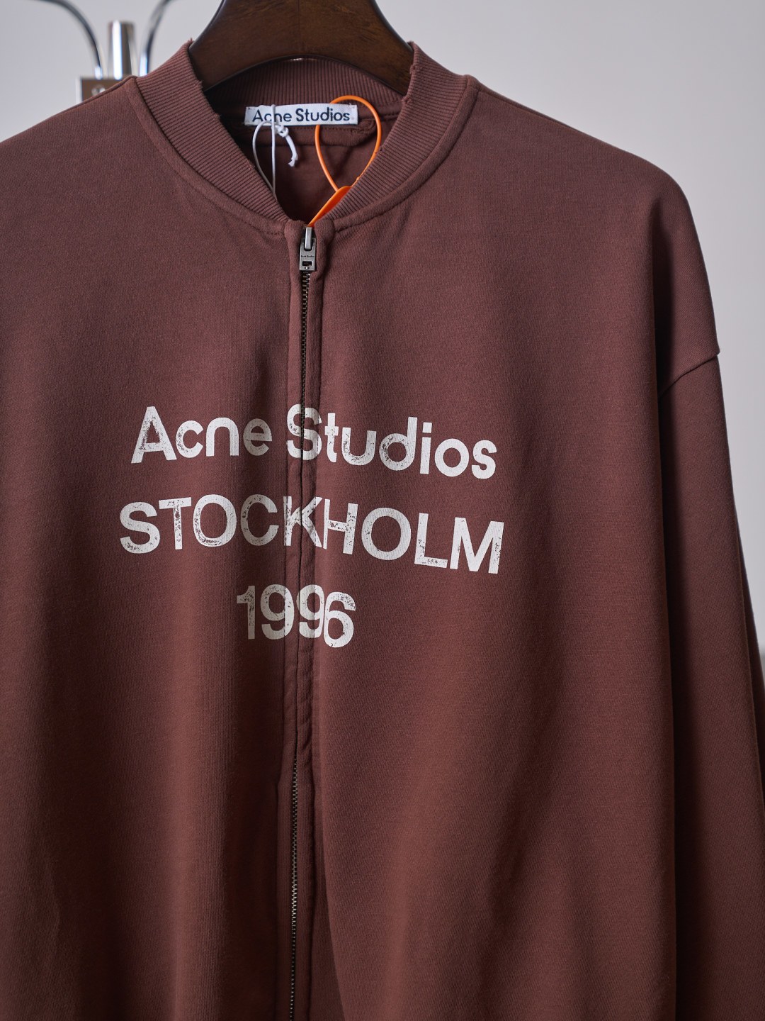아크네(Acne studios) 빈티지 로고 집업 재킷 상의 의류