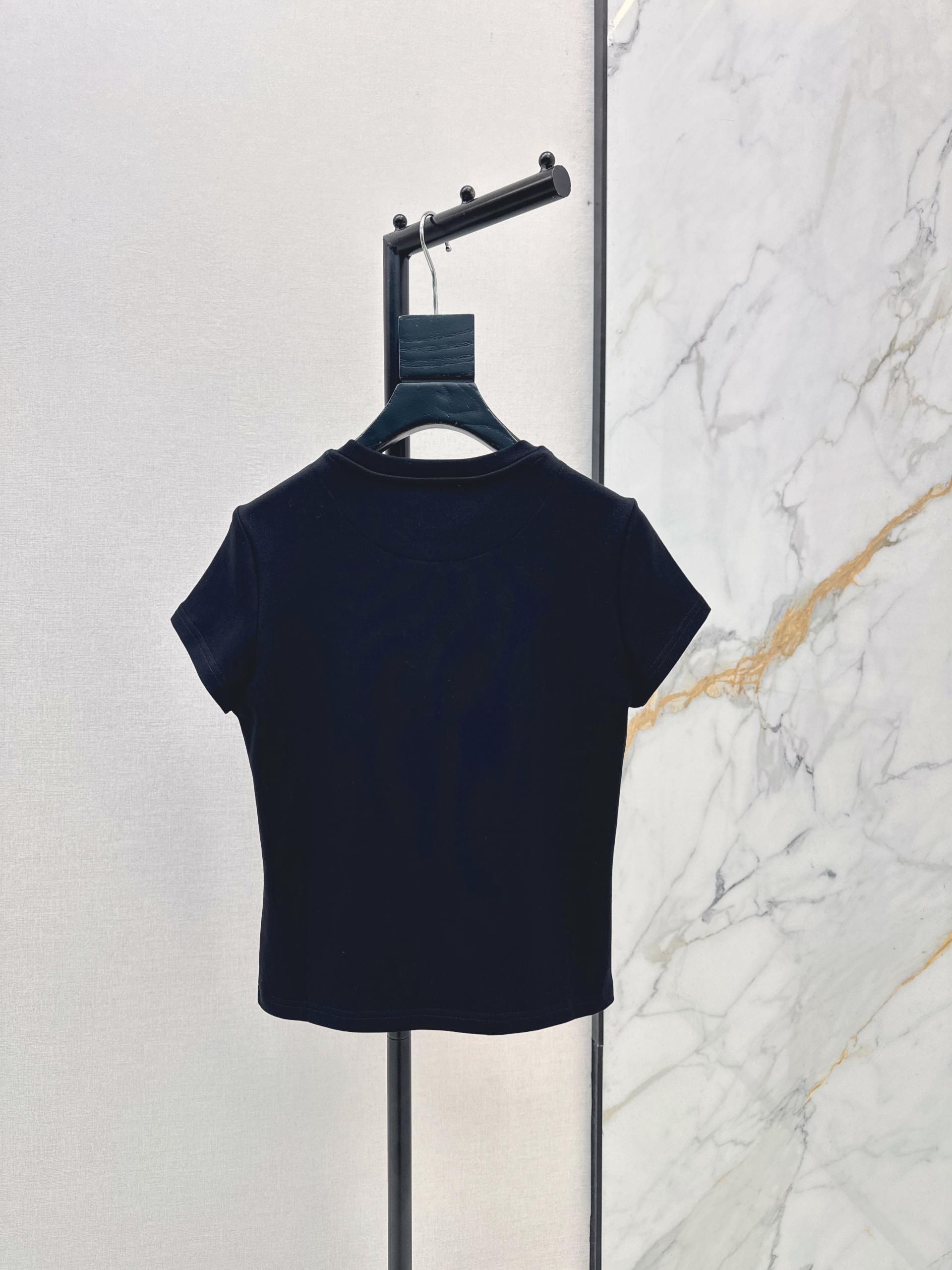[Hermes] 에르메스 26SS 크롭 슬림핏 반팔 티셔츠 의류