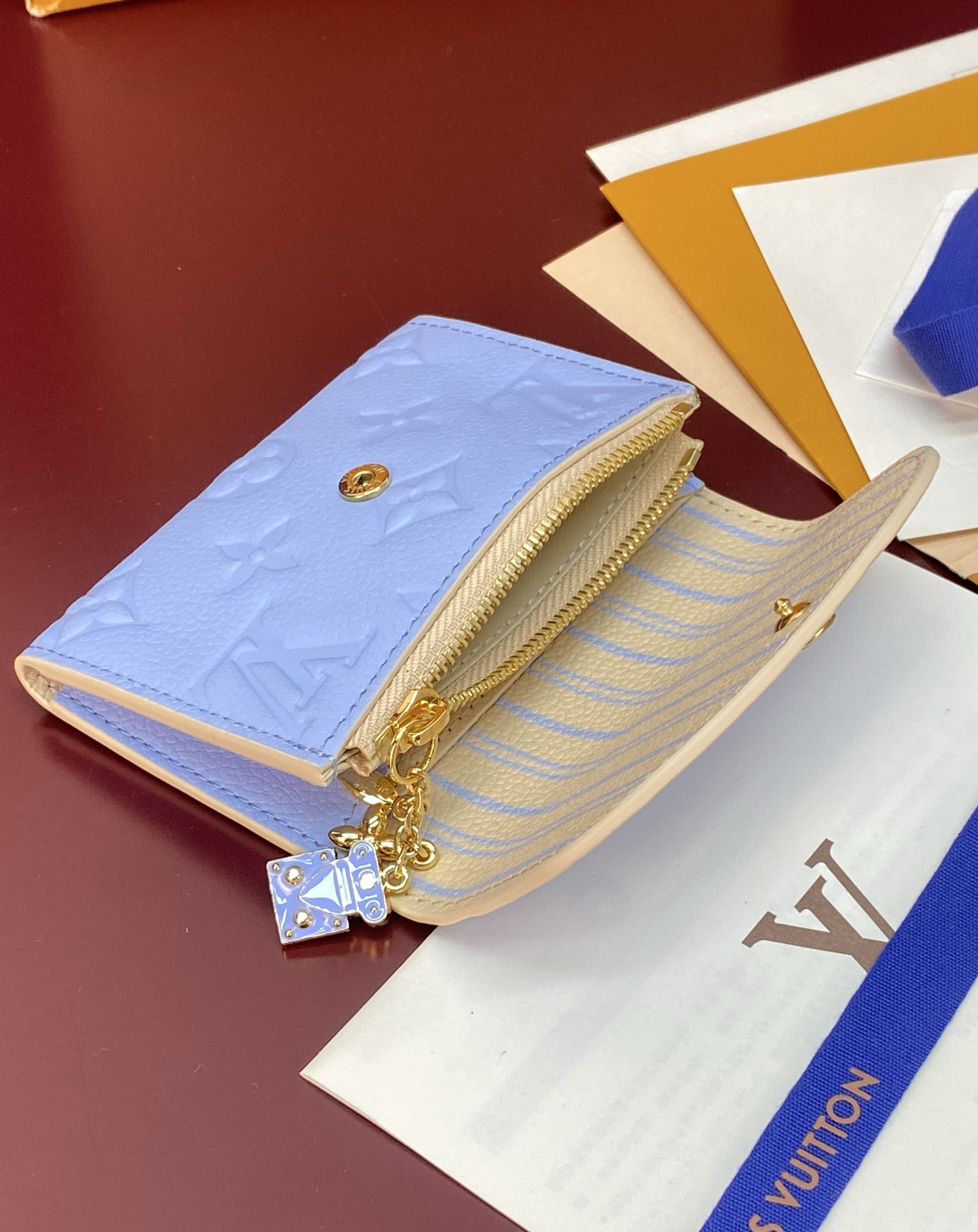 [Louis Vuitton] LV 루이비통 엠프레인 하이 섬머 Rosalie 로잘리 코인 지갑 M29805