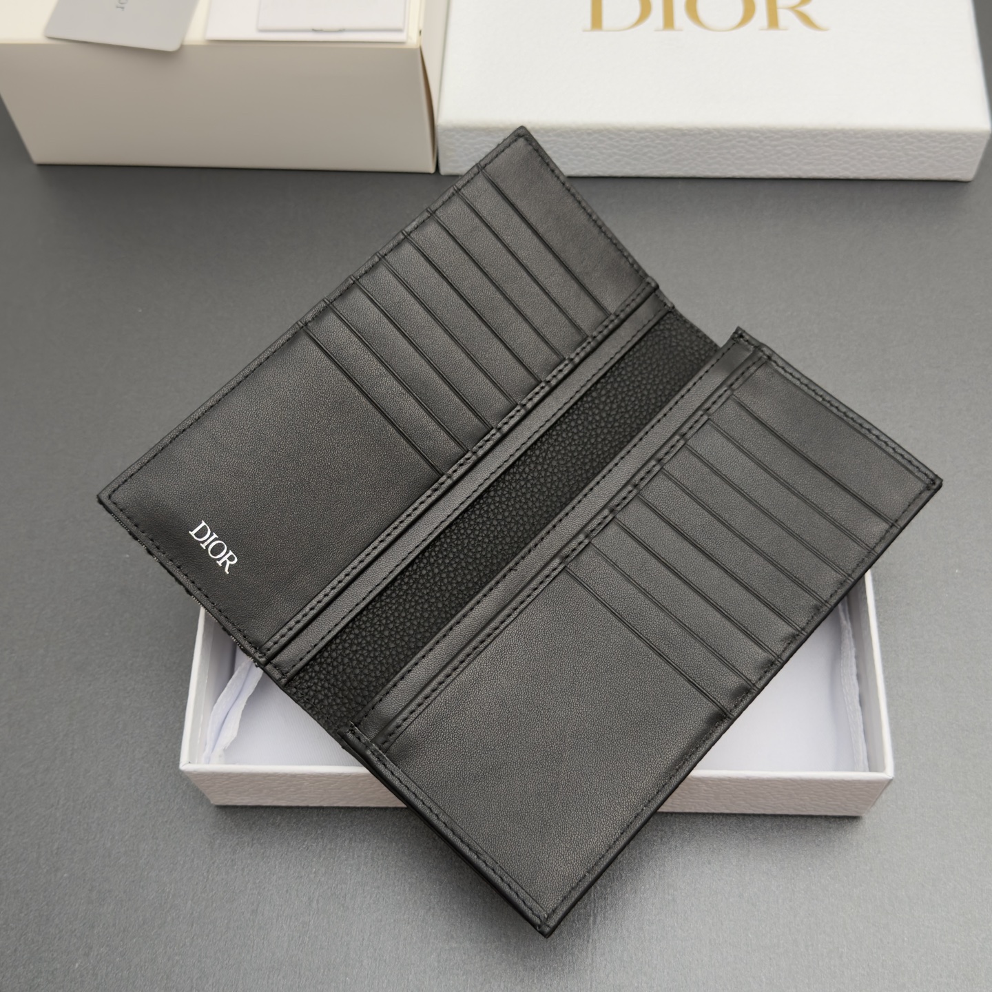 Dior 디올 맨즈 롱 바이폴드 지갑 복제
