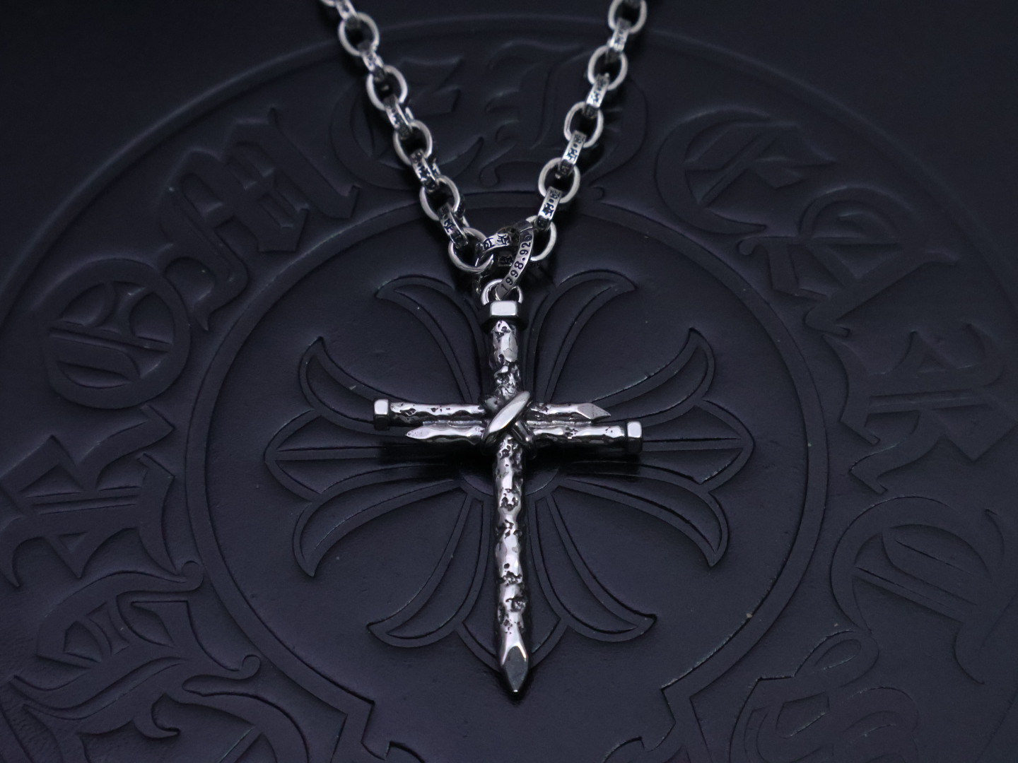 크롬하츠(CHROME HEARTS) 체인 크로스 펜던트 목걸이