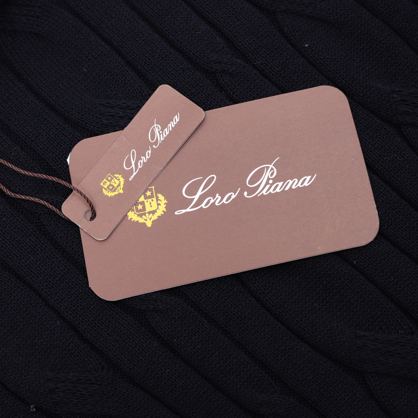 로로피아나(LORO PIANA) 케이블 니트 반팔 폴로셔츠 상의 의류 복제