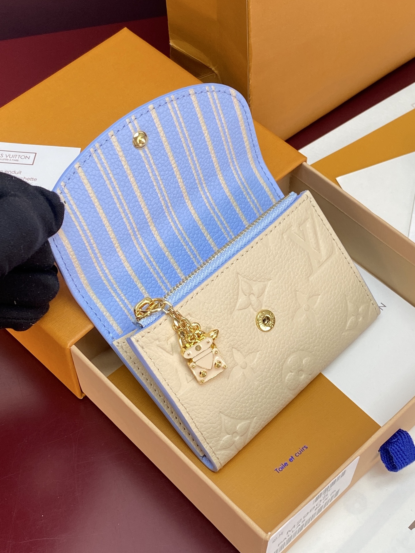 [Louis Vuitton] LV 루이비통 엠프레인 하이 섬머 Rosalie 로잘리 코인 지갑 M29805