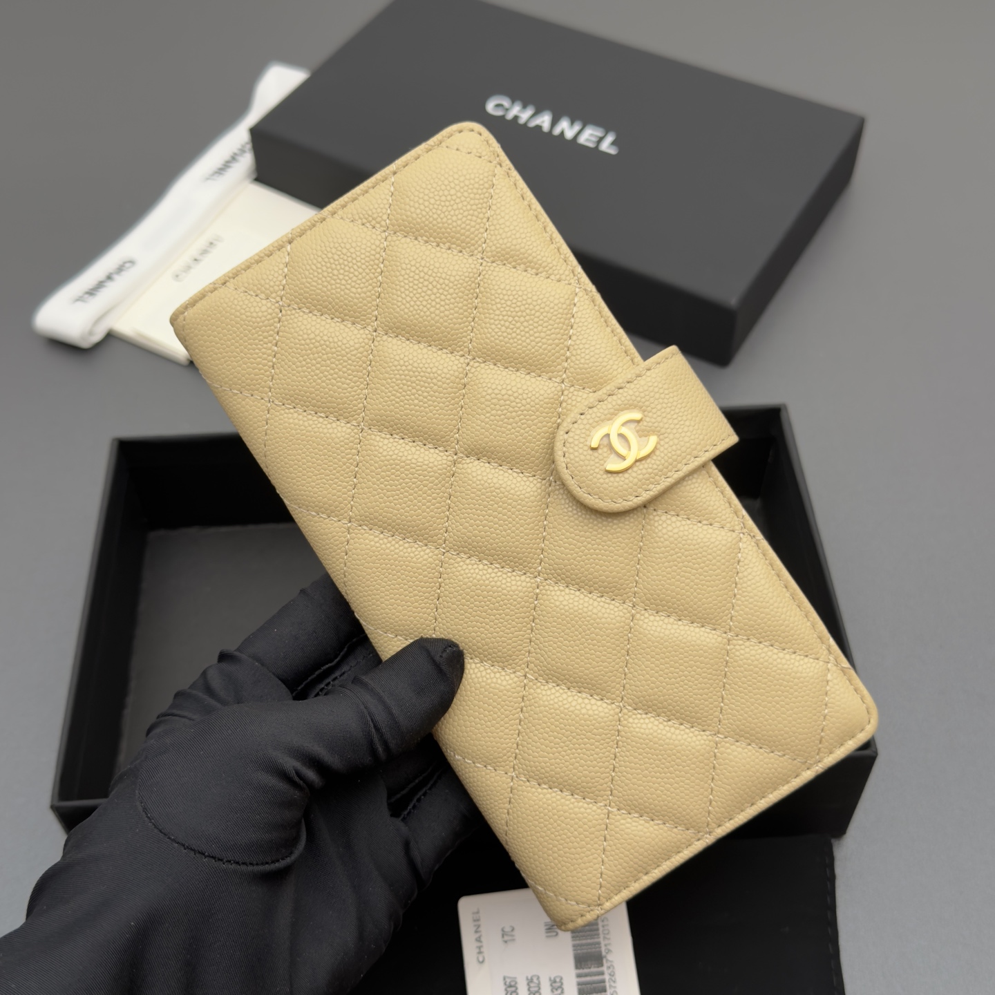 Chanel 샤넬 퀼팅 롱 월렛 지갑 복제