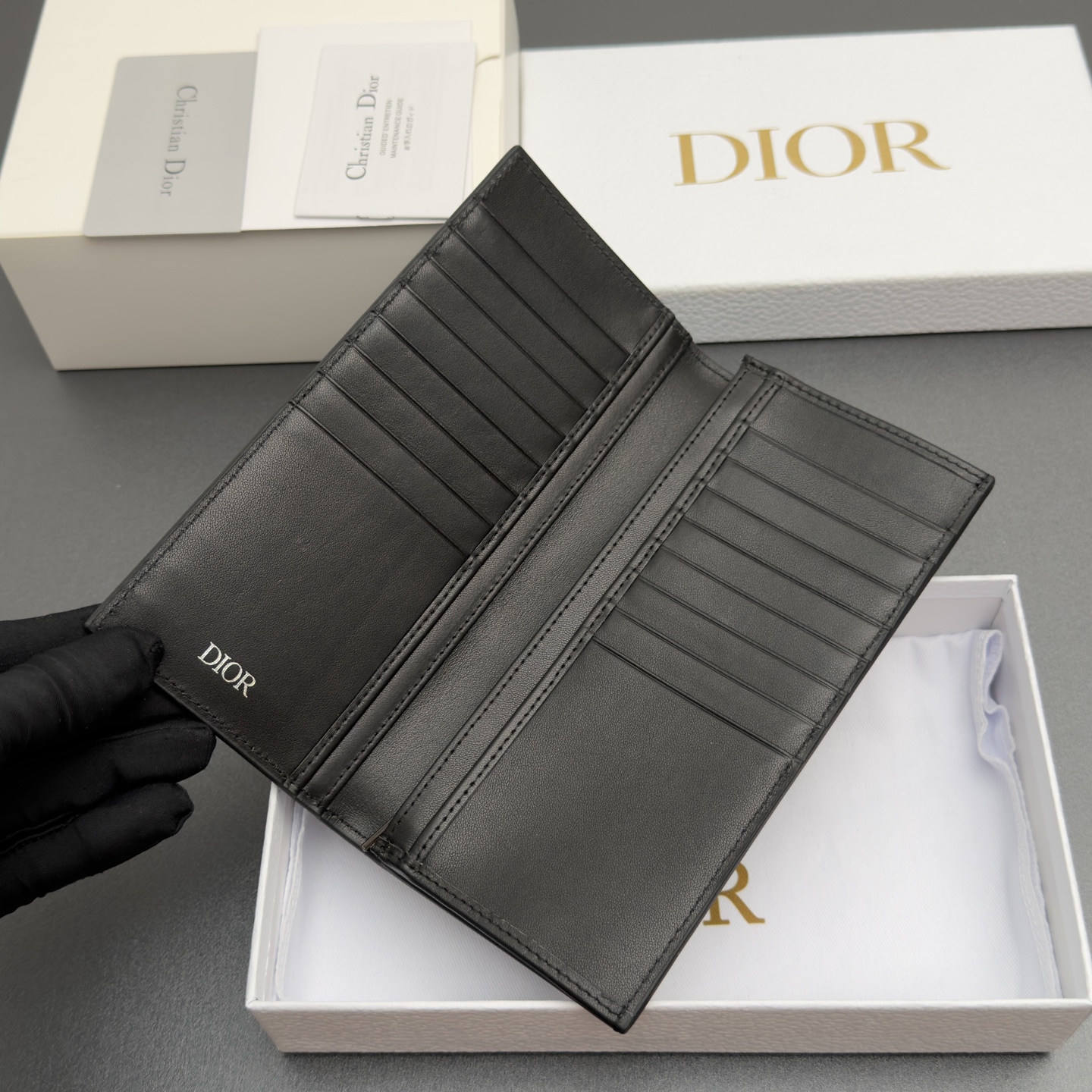 Dior 디올 맨즈 롱 바이폴드 지갑