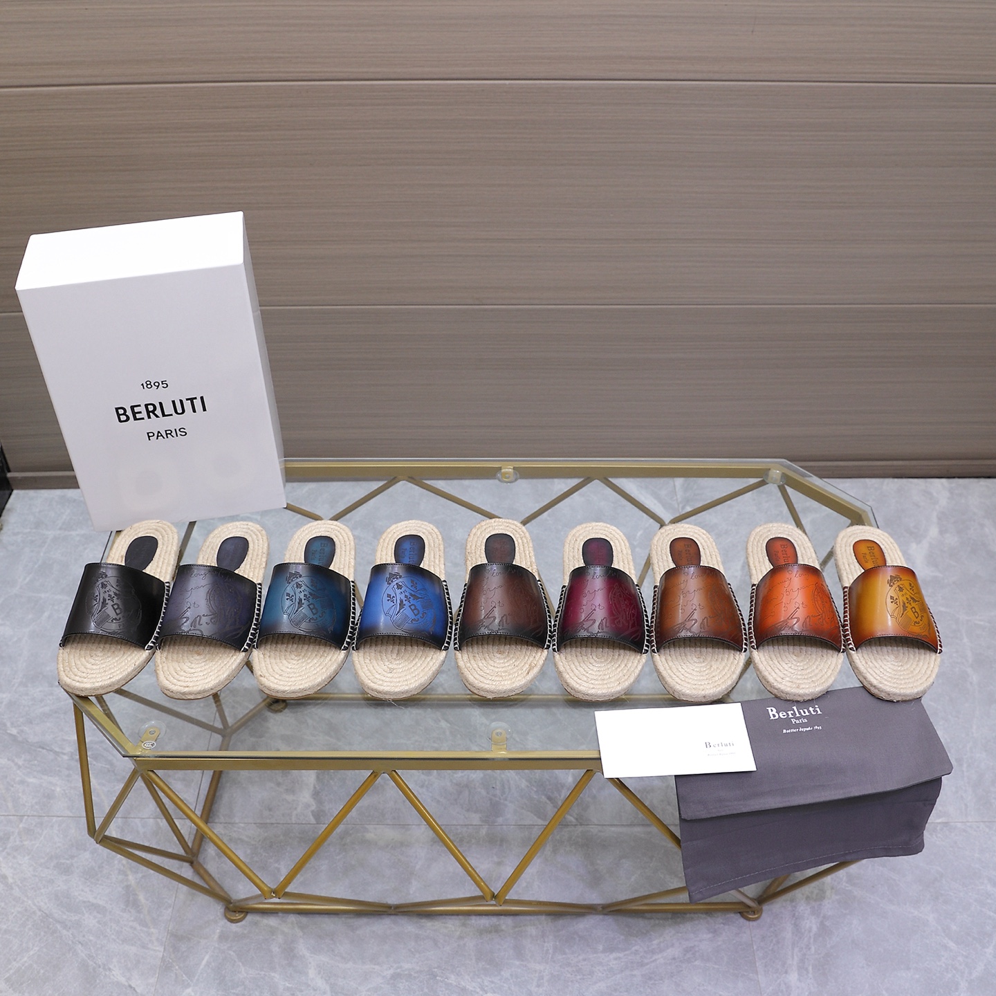 Berluti 벨루티 에지(Edge) Alessandro 알레산드로 슬리퍼 신발