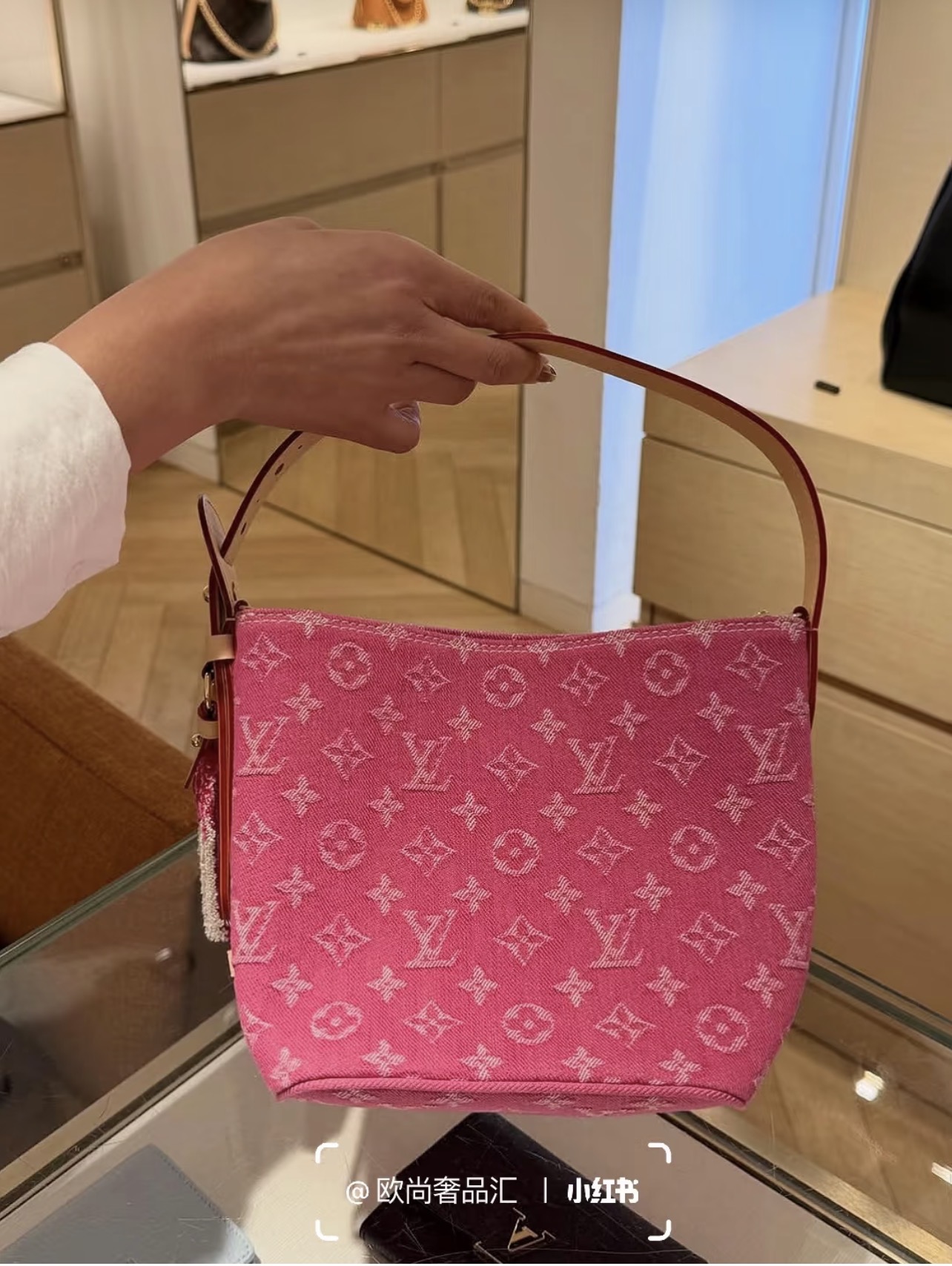 [Louis Vuitton] LV 루이비통 데님 랑데뷰 ALL IN BB 올 인 BB 버킷백 가방