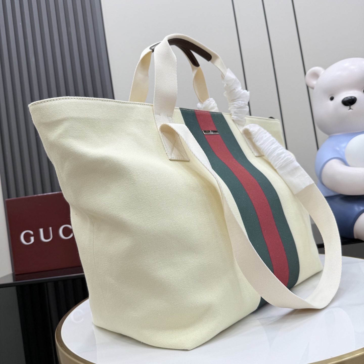 GUCCI 구찌 Generation 제너레이션 GG 웹 캔버스 토트백 가방