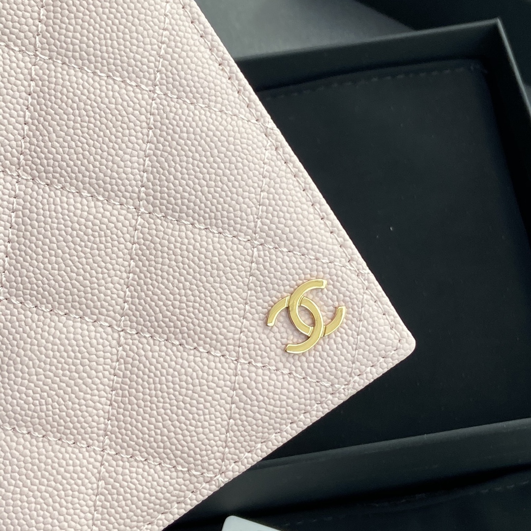 [Chanel] 샤넬 램스킨 퀼팅 패스포트 홀더/여권 지갑