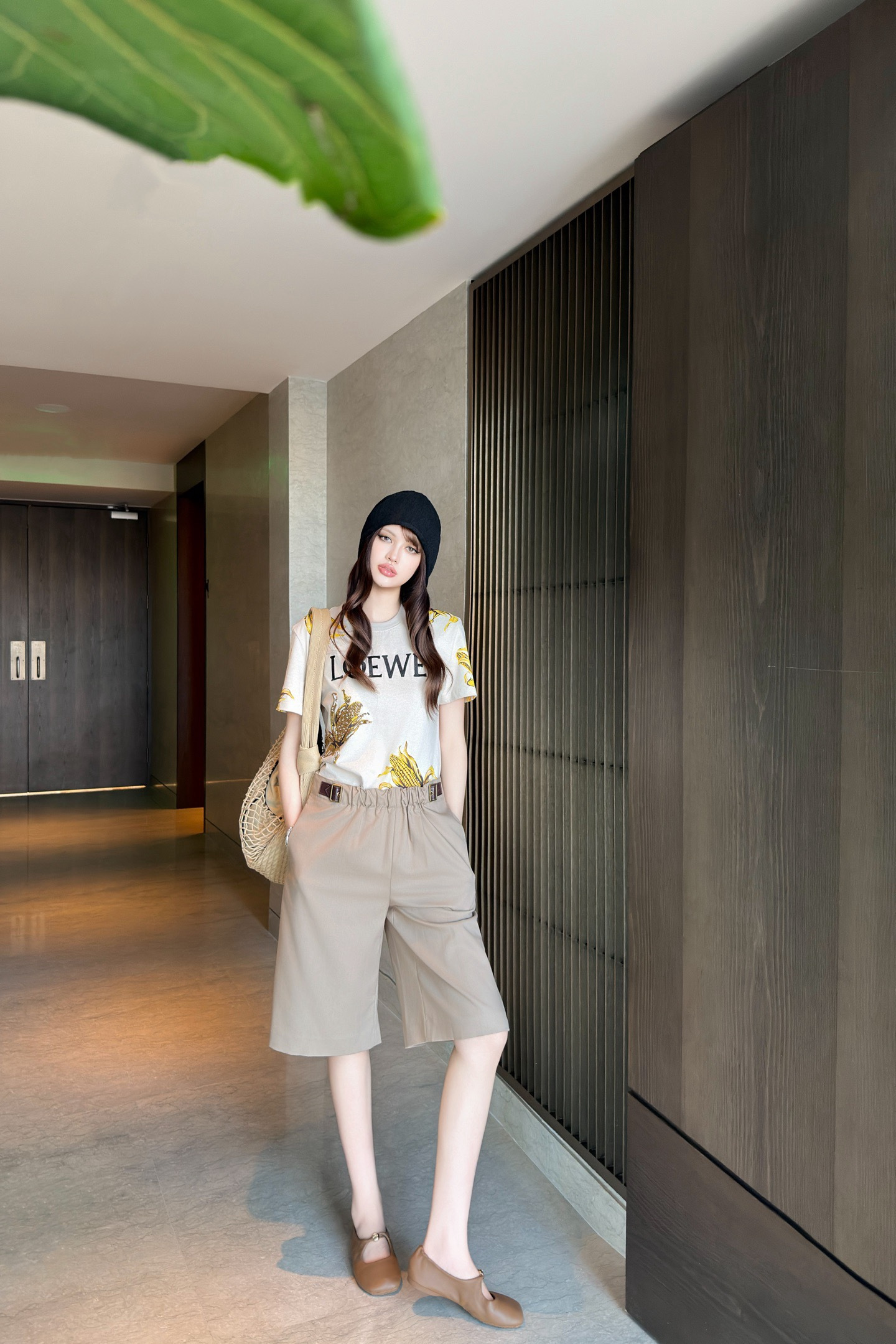 Loewe 로에베 26SS 프린팅 비즈 반팔 티셔츠 의류