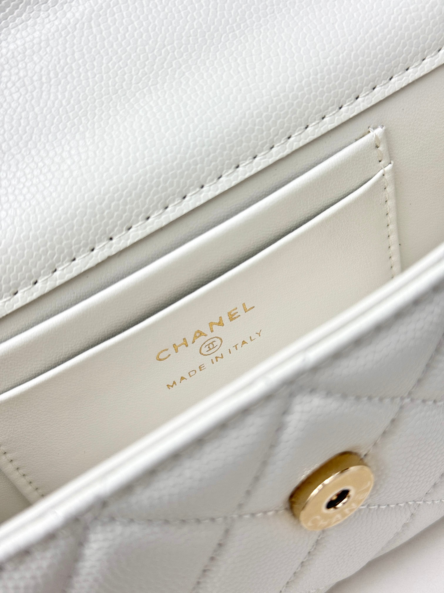 Chanel 25S 샤넬 캐비어 카우레더 Kelly 핸들백 가방