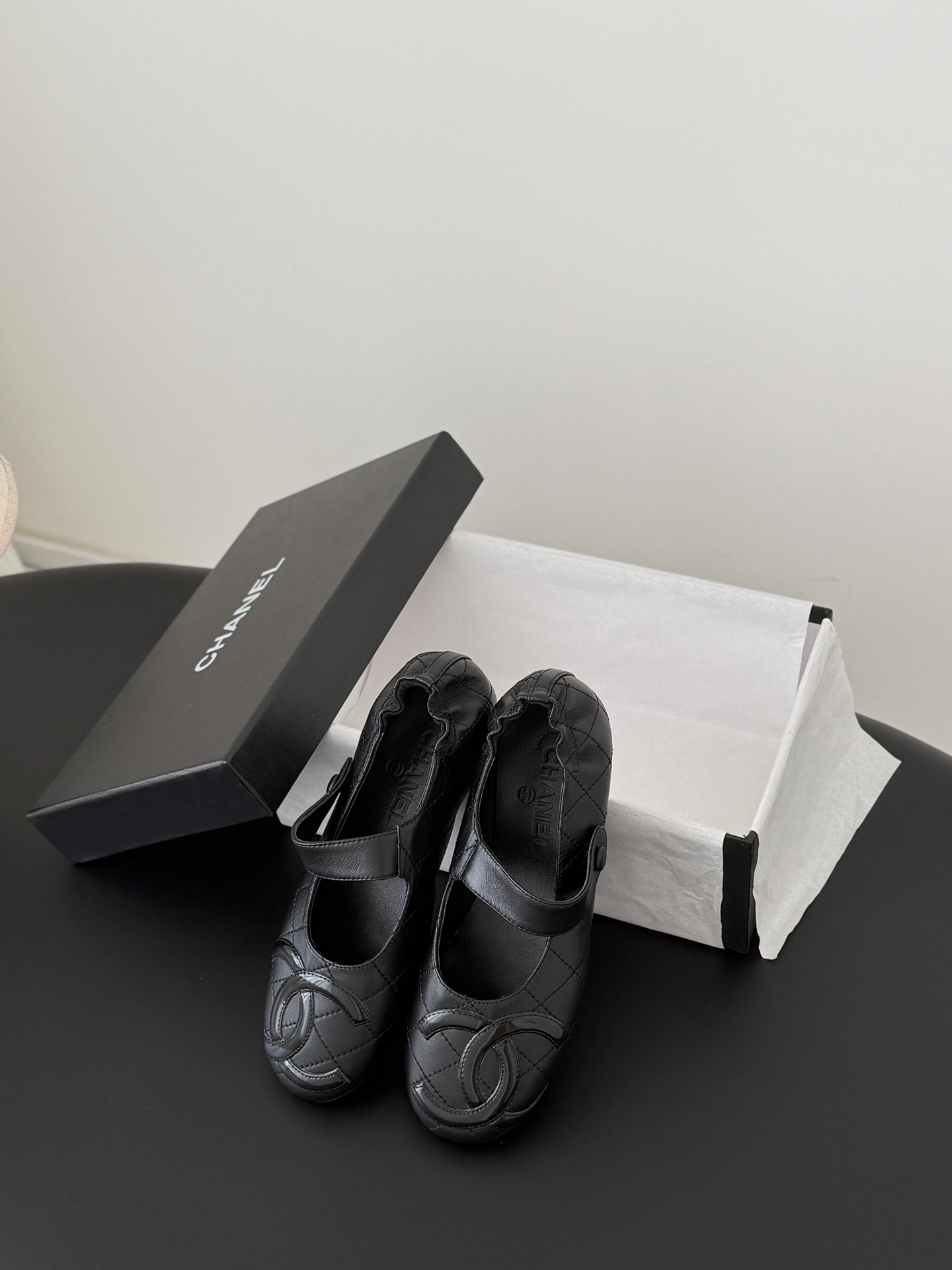 샤넬(CHANEL) 빈티지 캄봉 플랫슈즈 신발
