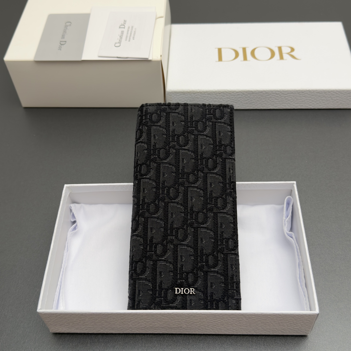 Dior 디올 맨즈 롱 바이폴드 장 지갑