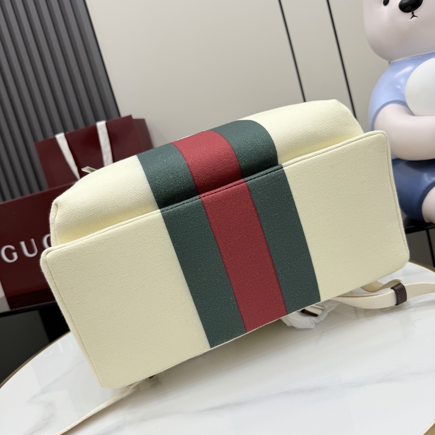 GUCCI 구찌 Generation 제너레이션 GG 웹 캔버스 백팩 가방