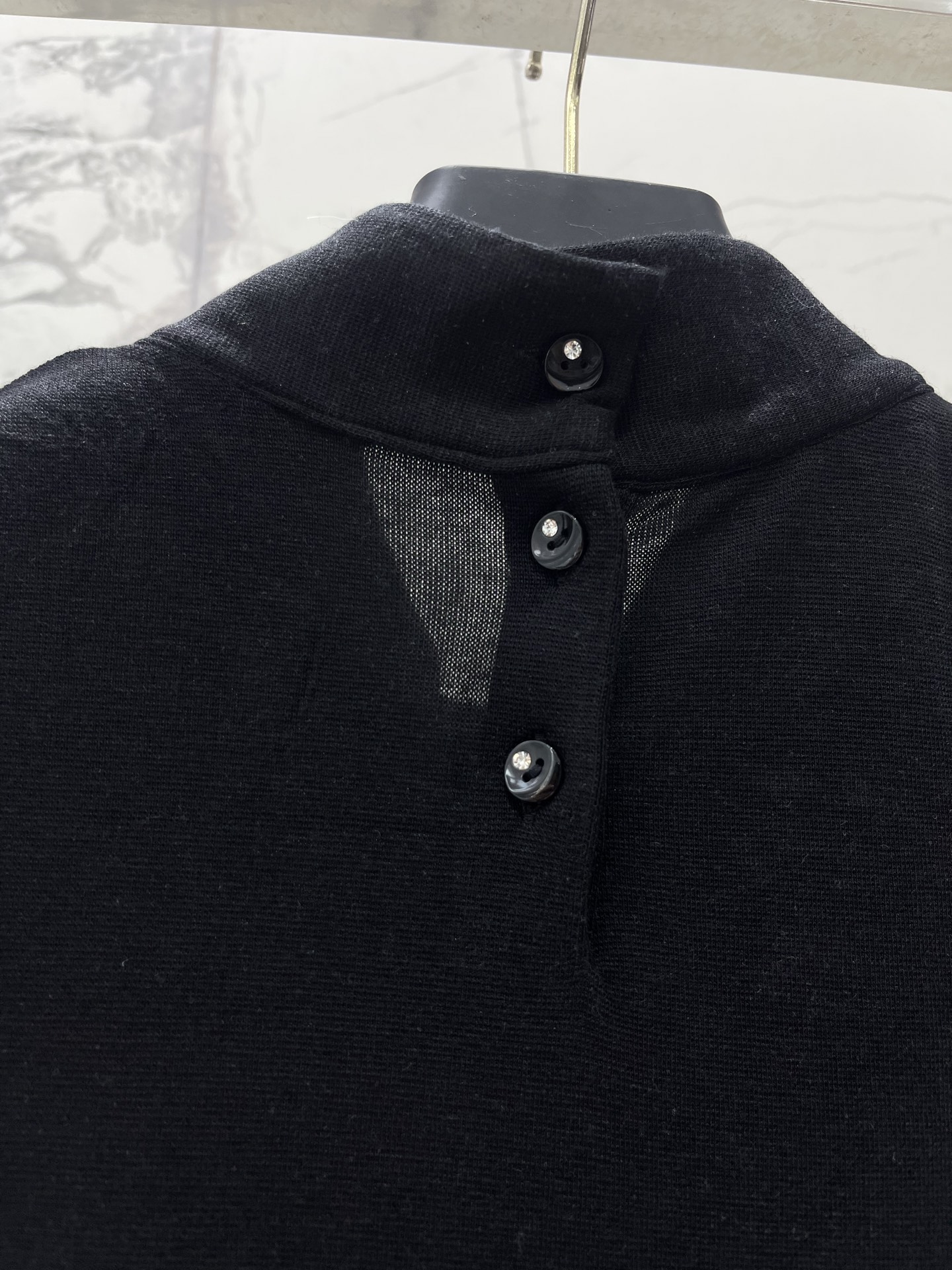 [Valentino] 발렌티노 26SS 오리엔탈 텐셀 비드 차이나카라 셔츠 의류