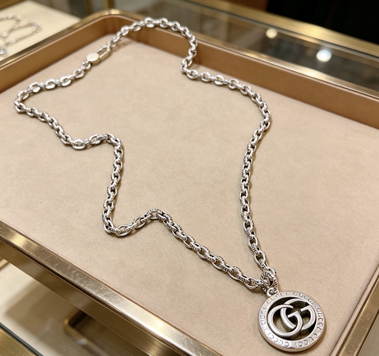 구찌(GUCCI) 빈티지 체인 목걸이 악세사리