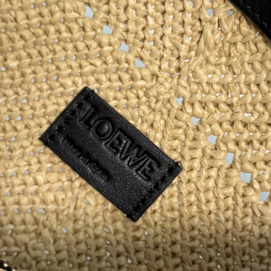 LOEWE 로에베 미니 클래식 카프스킨 & 라피아 칼라 백 가방 / 11268