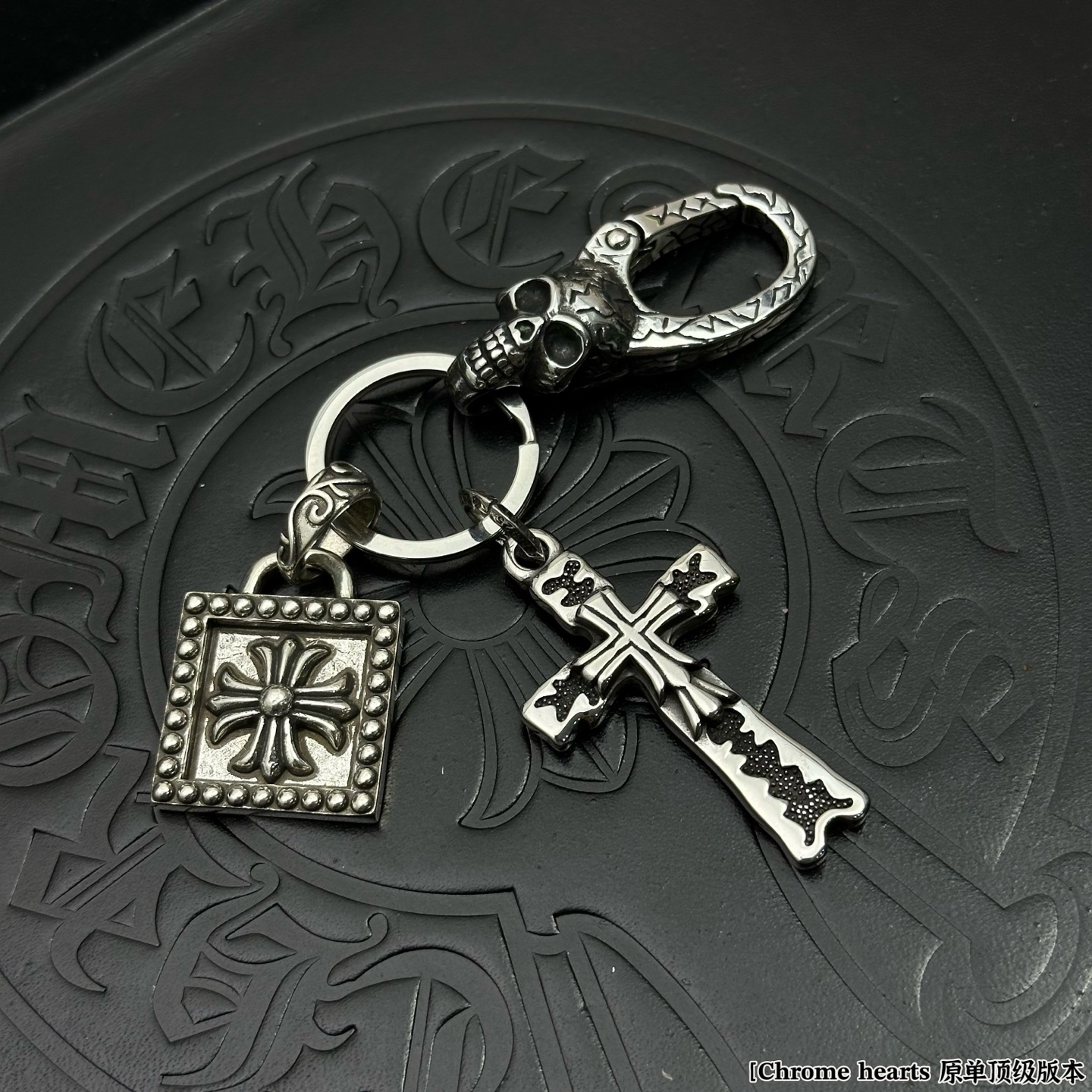 크롬하츠(CHROME HEARTS) 실버 키링 백참 악세사리