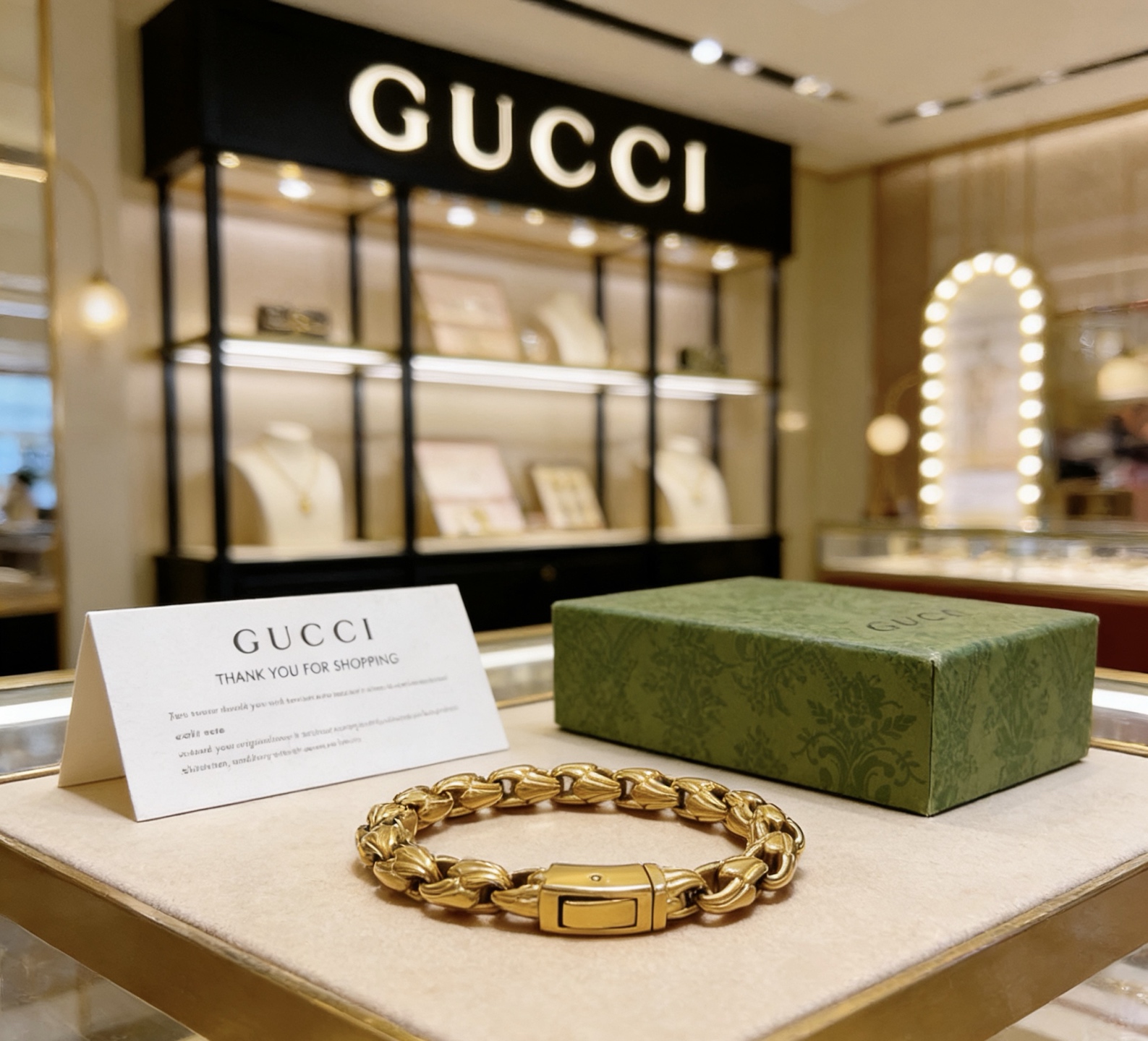 구찌(GUCCI) 클래식 체인 팔찌 악세사리