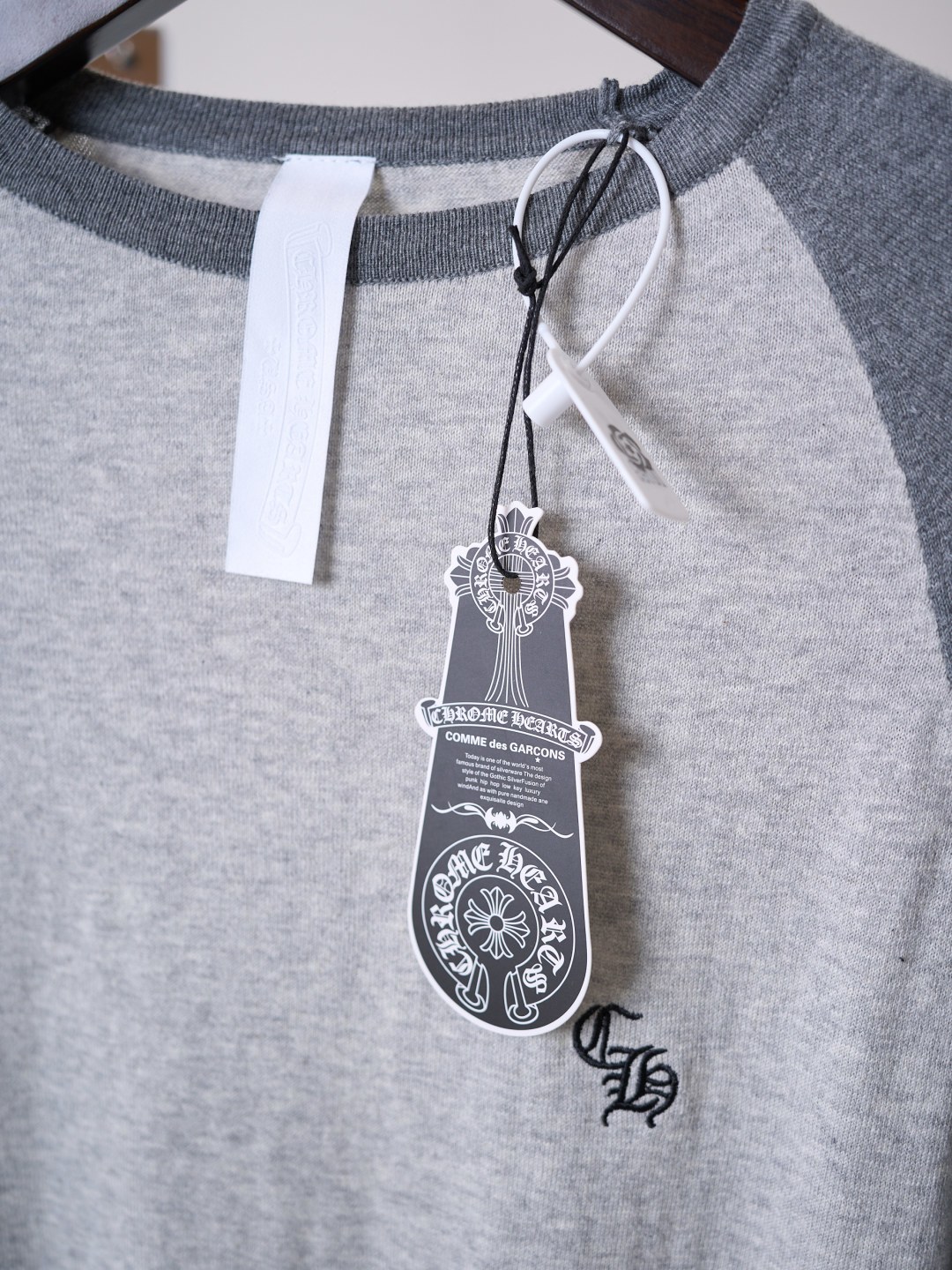 크롬하츠(CHROME HEARTS) 나그랑 자수 긴팔 티셔츠 상의 의류