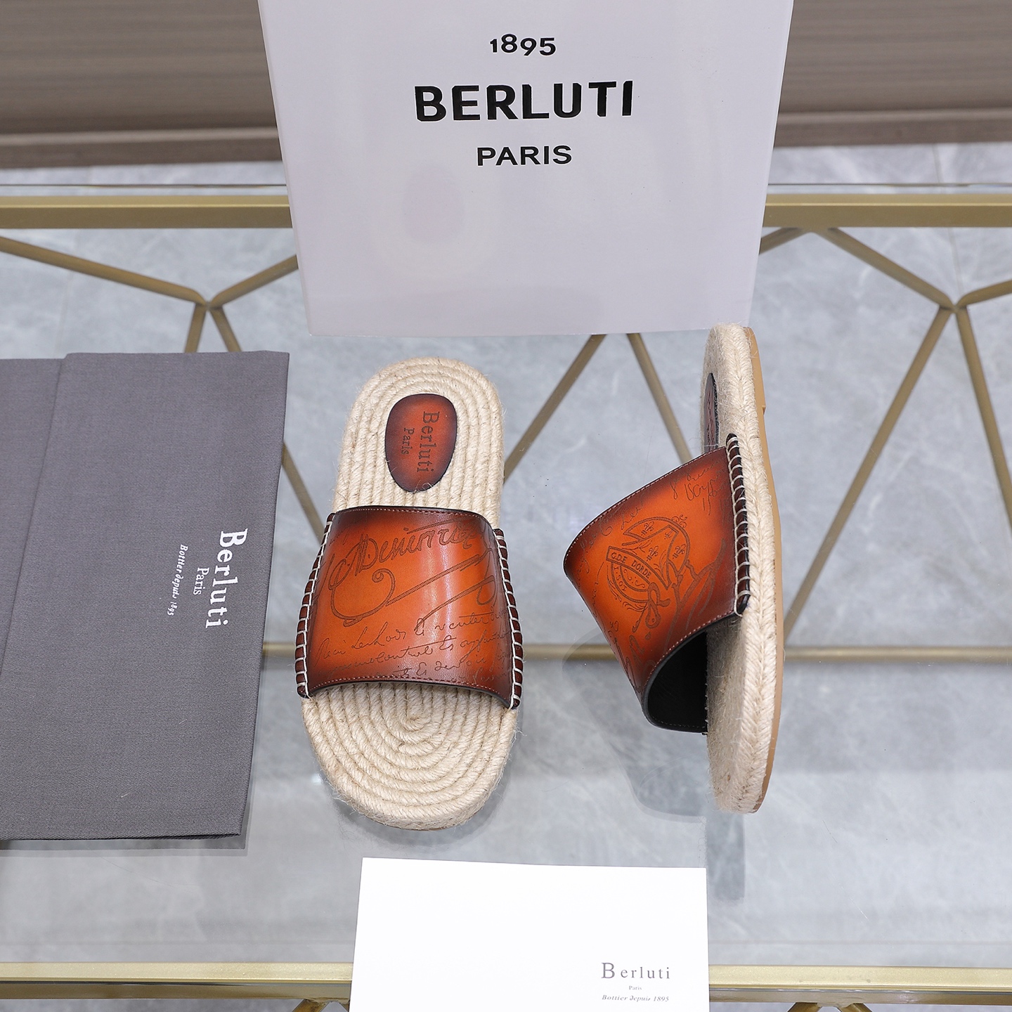 Berluti 벨루티 에지(Edge) Alessandro 알레산드로 슬리퍼 신발