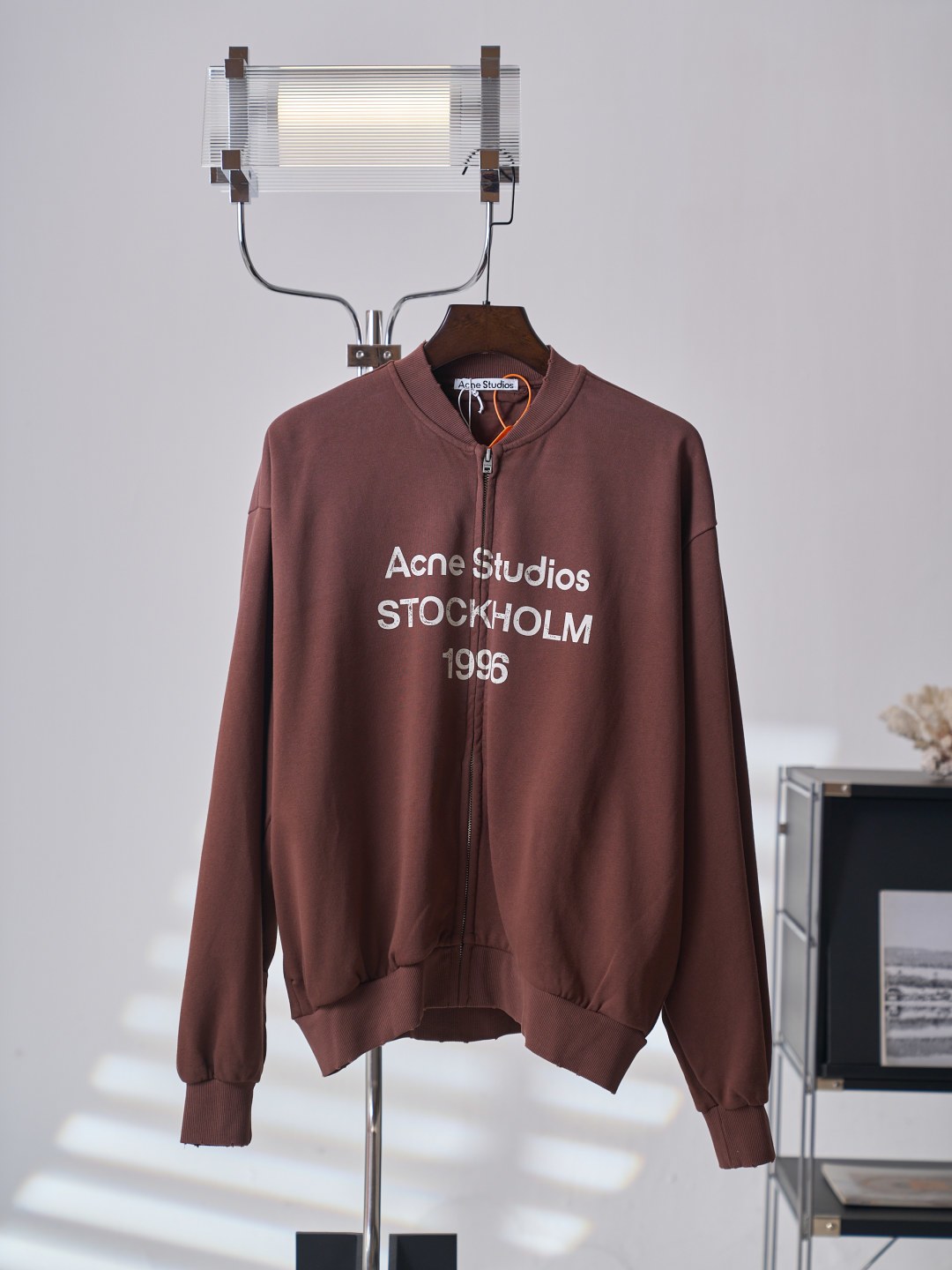 아크네(Acne studios) 빈티지 로고 집업 재킷 상의 의류